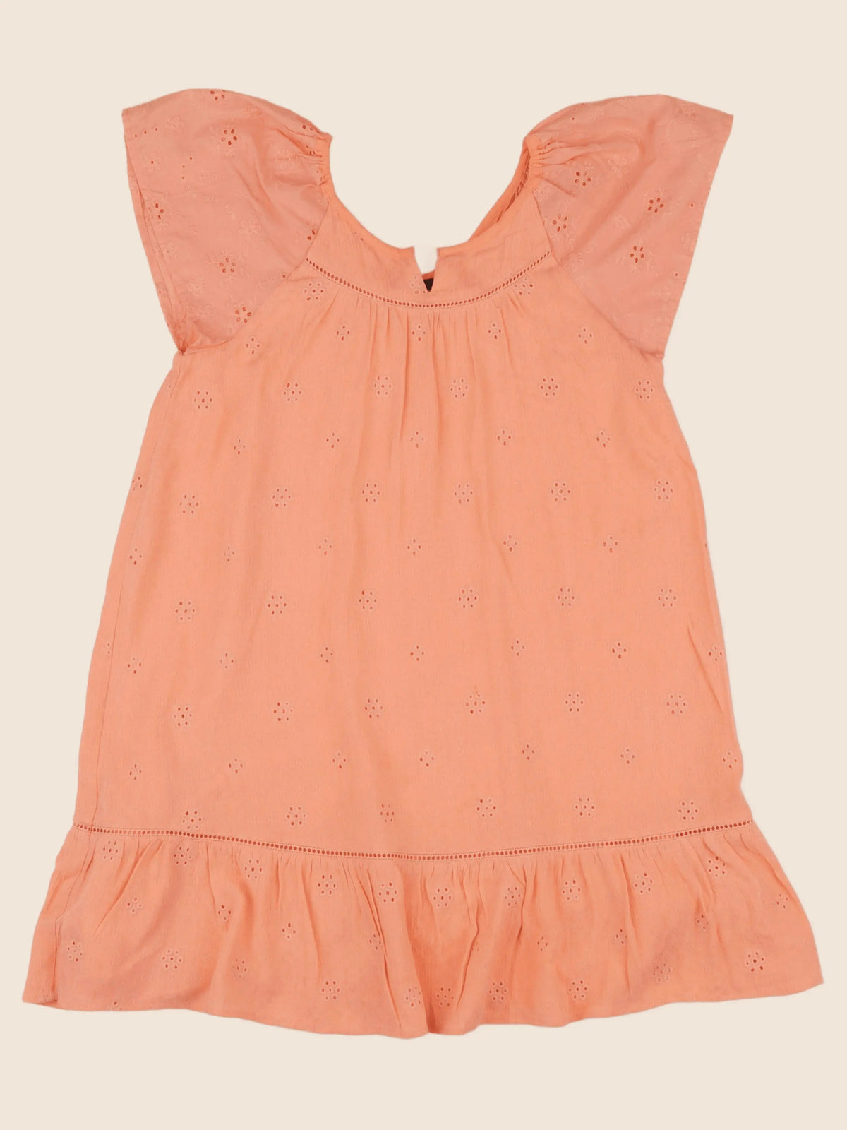 IKKS - robe orange - 10 ans