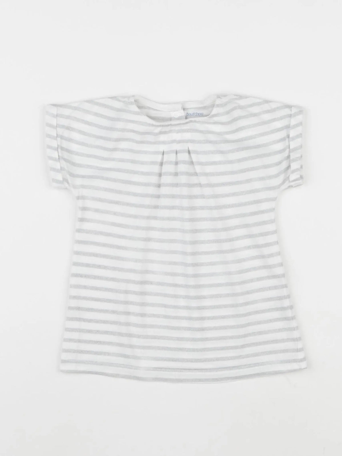 Boutchou - robe argent, blanc - 18 mois