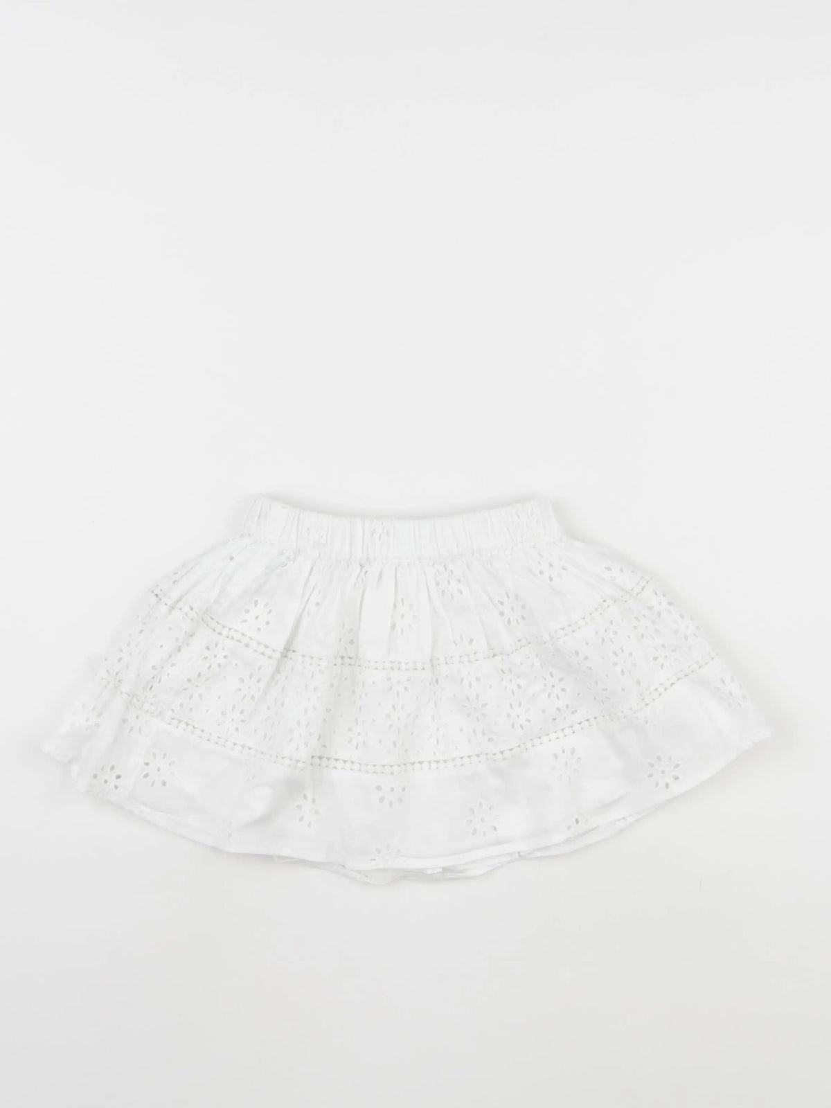 Vertbaudet - jupe blanc - 2 ans