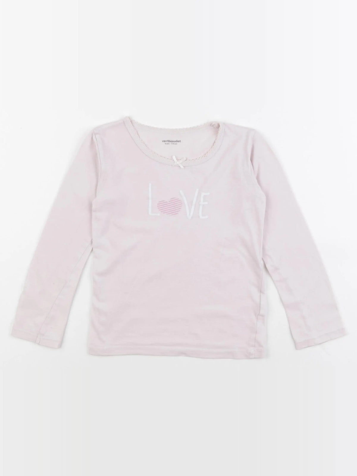 Vertbaudet - maillot de corps rose - 6 ans