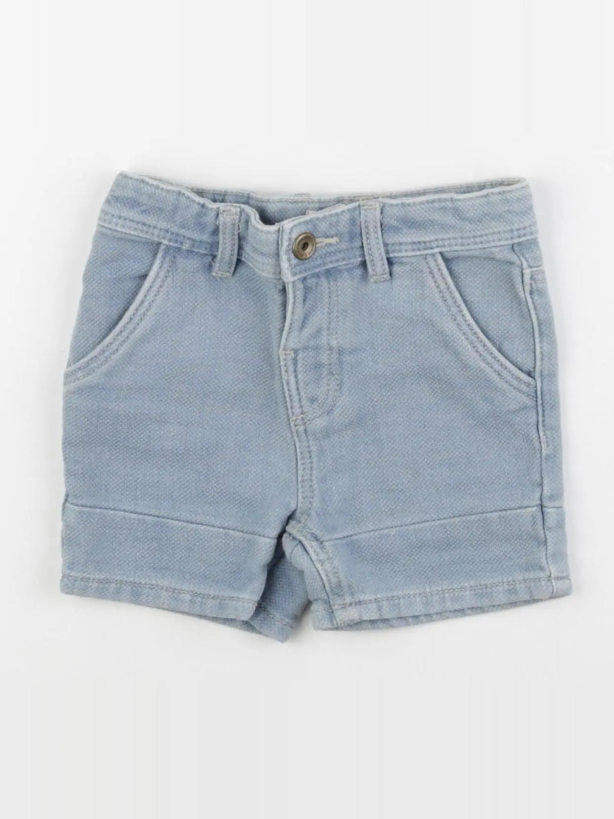 Mango - short bleu - 9/12 mois