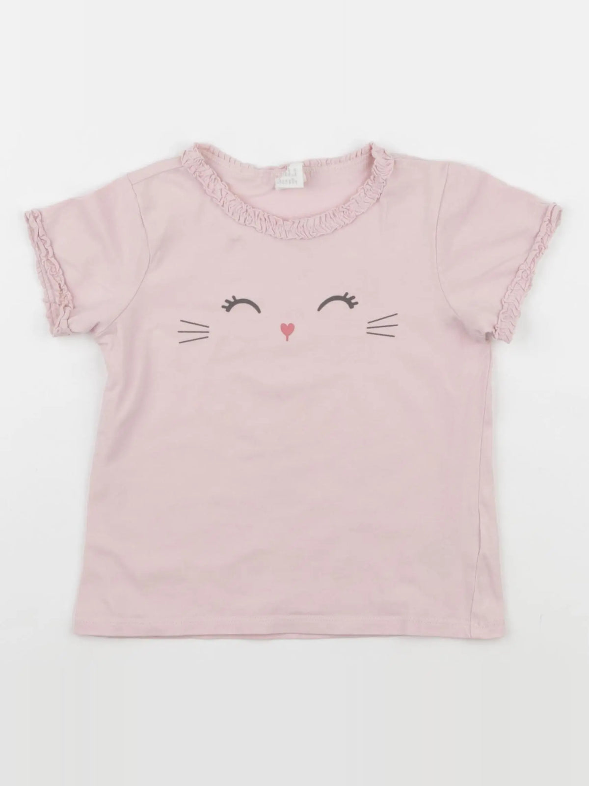 H&M - tee-shirt rose - 18/24 mois