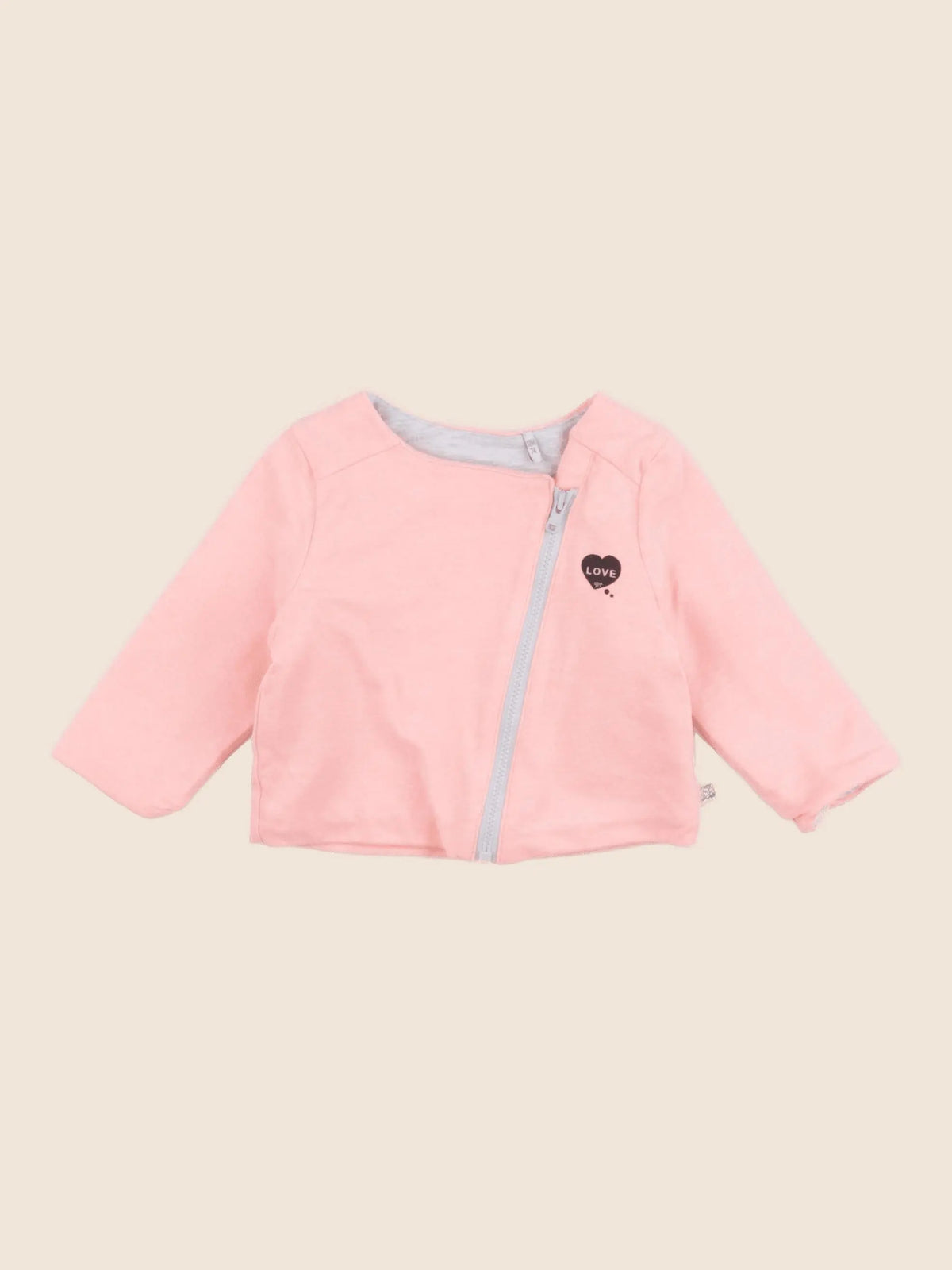 IKKS - gilet rose - 12 mois