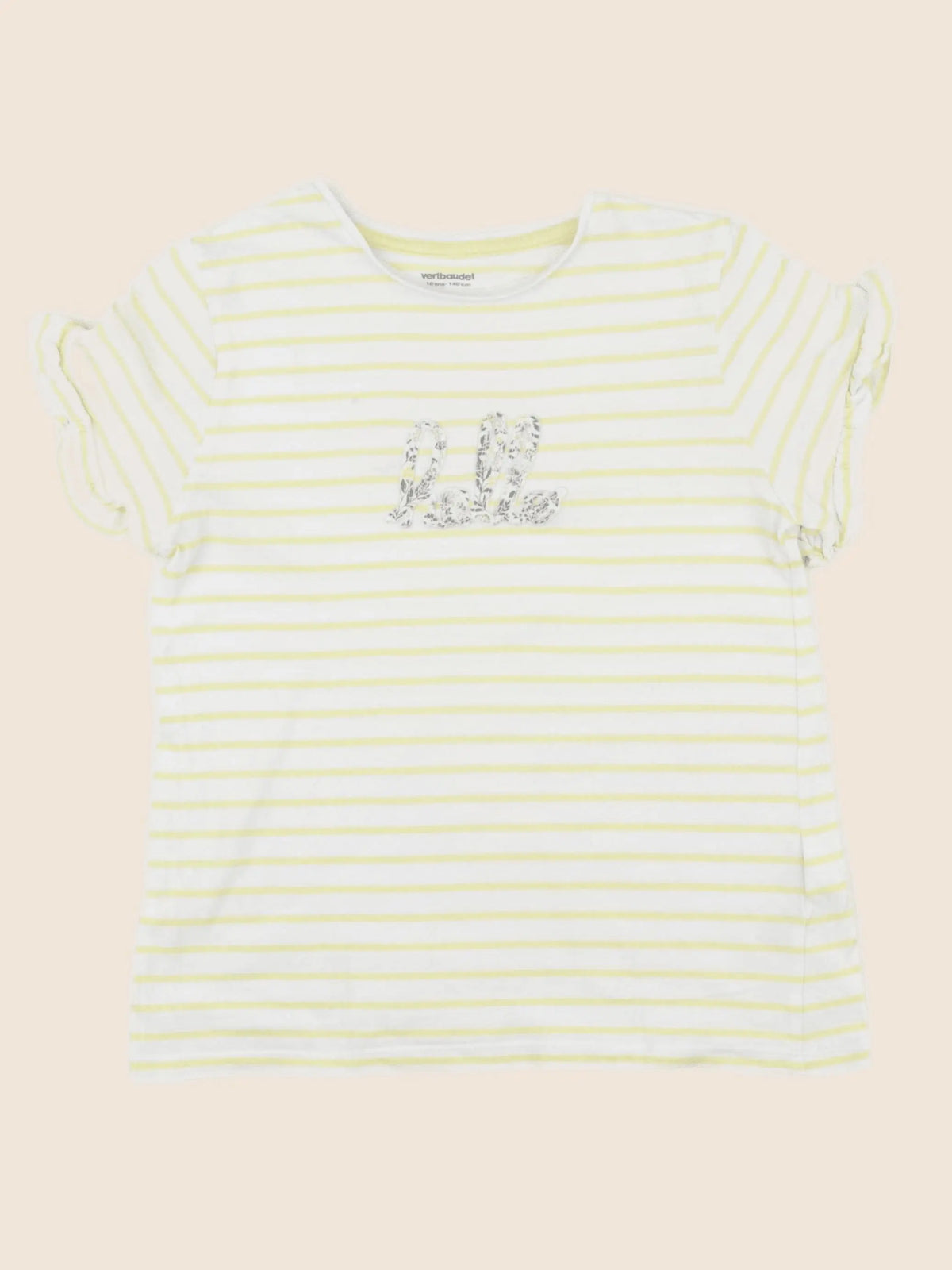 Vertbaudet - tee-shirt jaune - 10 ans