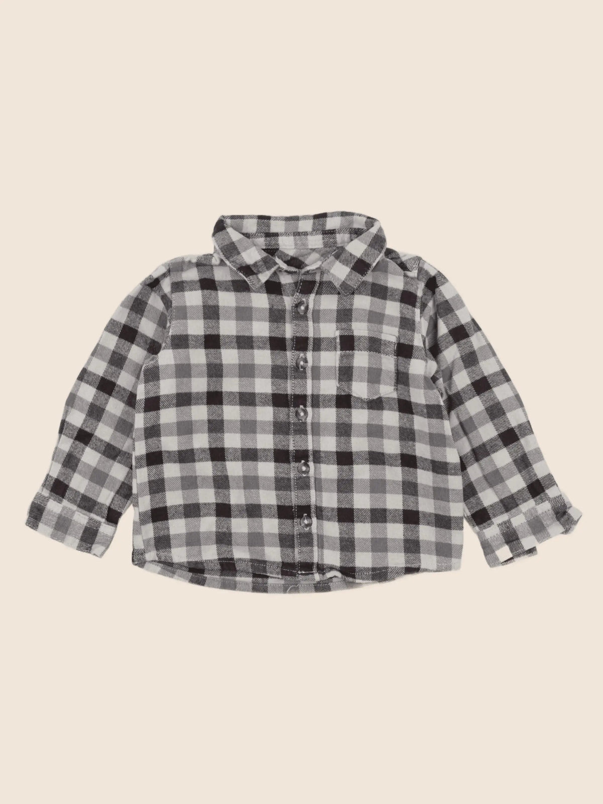 Vertbaudet - chemise marron - 24 mois