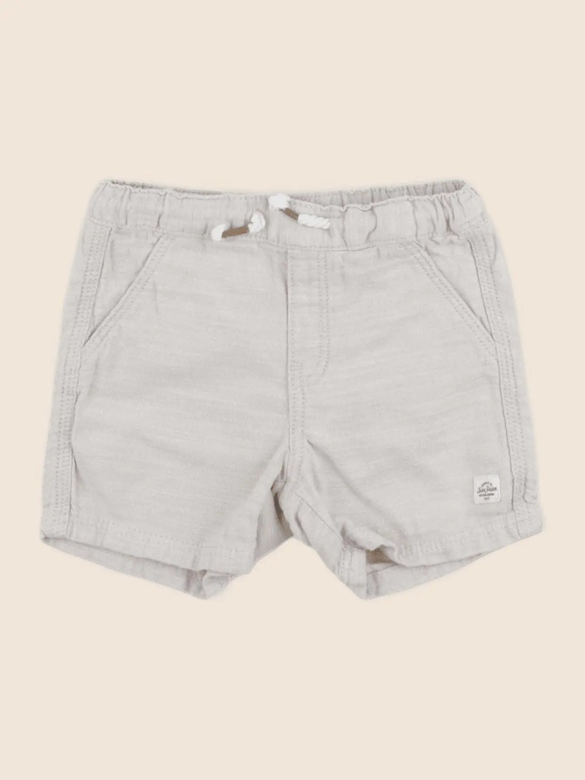 H&M - short beige - 12/18 mois