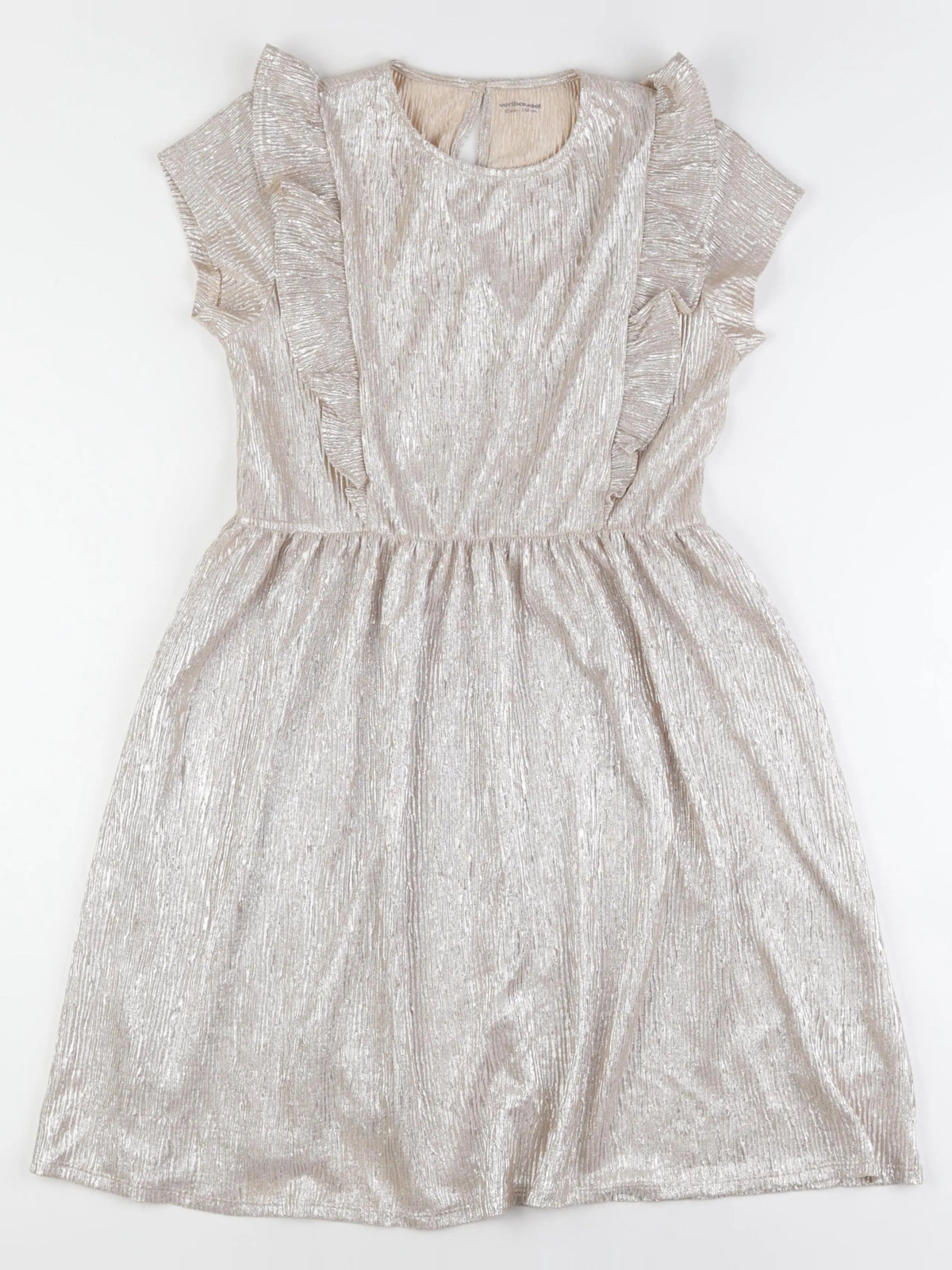 Vertbaudet - robe or - 12 ans