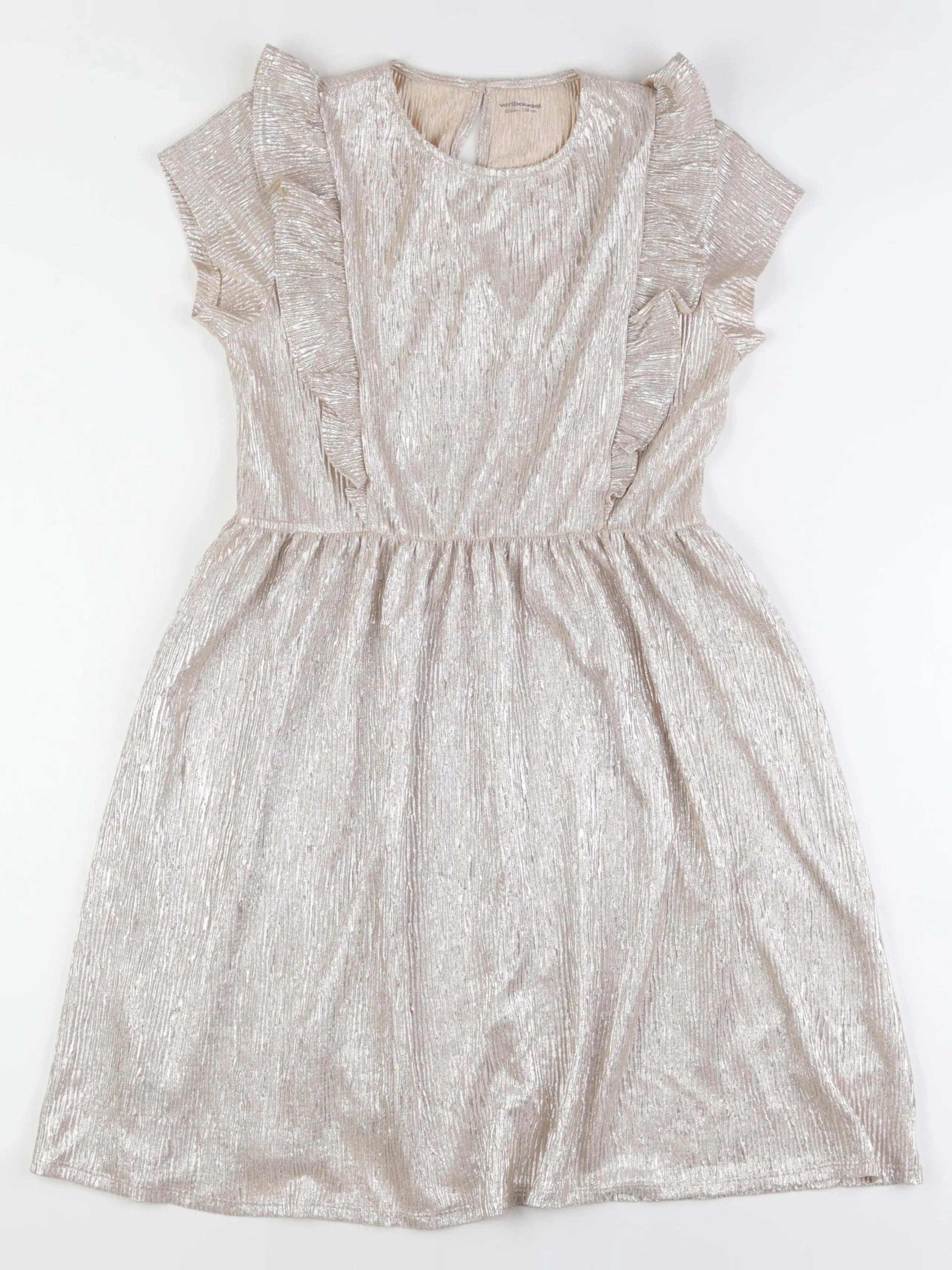 Vertbaudet - robe or - 12 ans