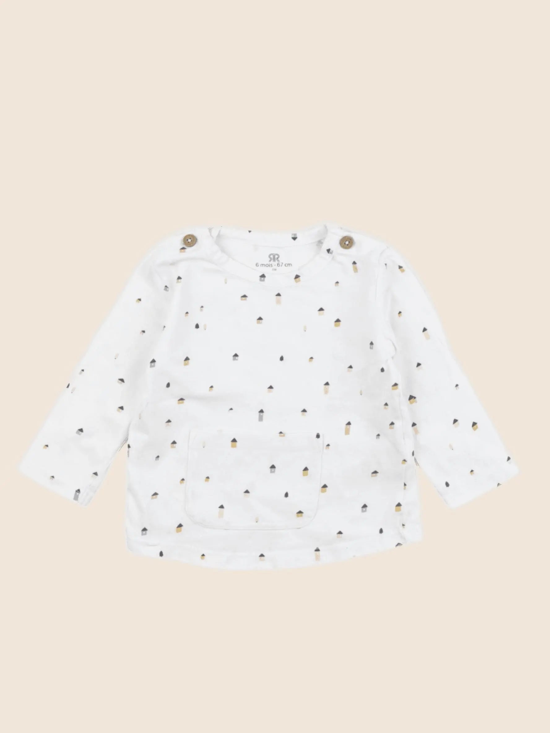La Redoute - tee-shirt multicolore - 6 mois