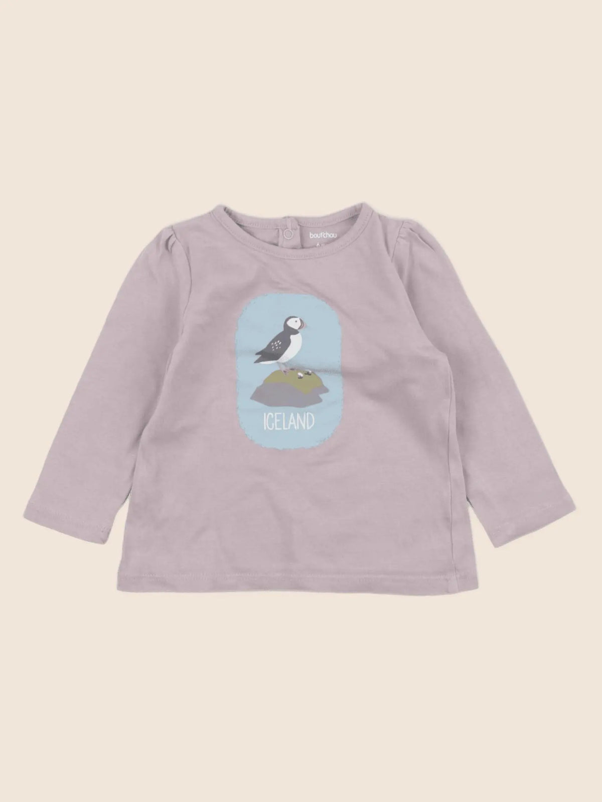 Boutchou - tee-shirt marron - 6 mois