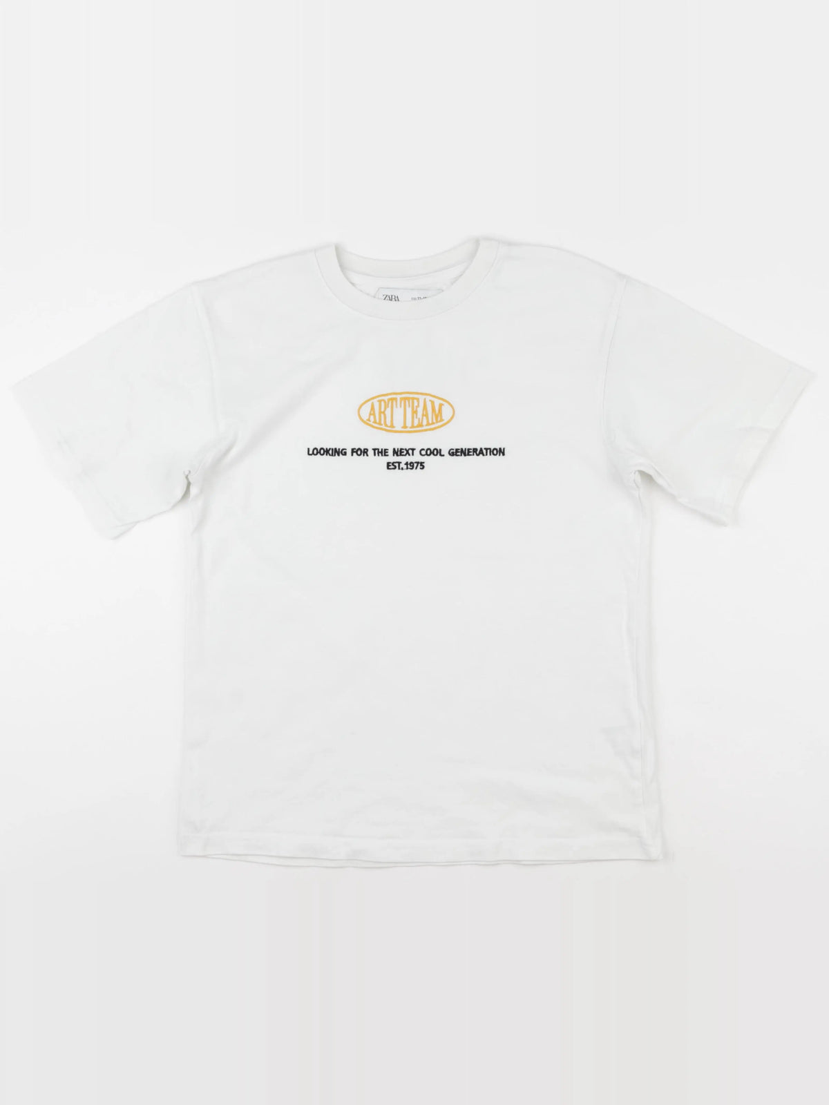 Zara - tee-shirt imprimé au dos blanc - 11/12 ans