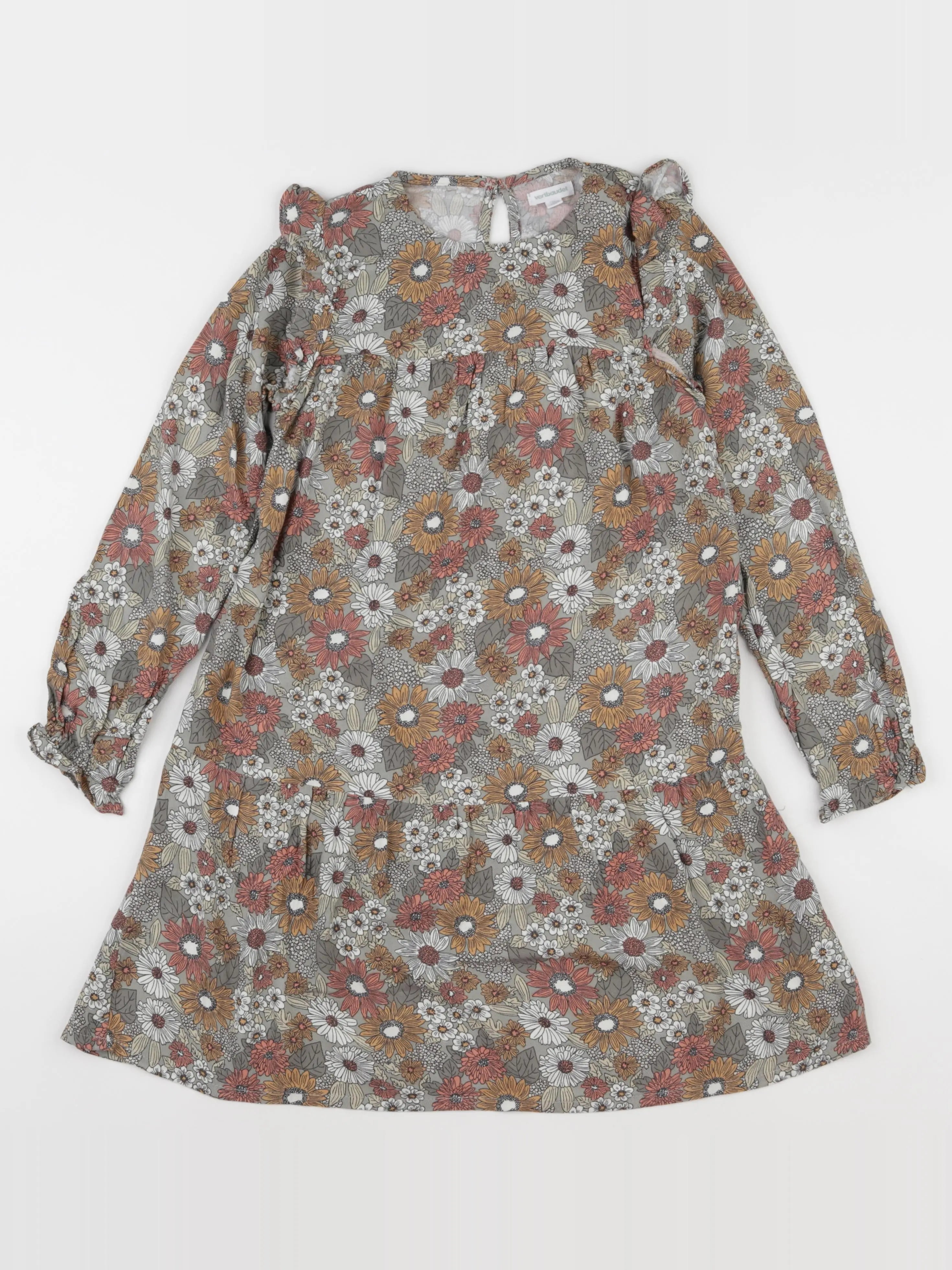 Vertbaudet - robe multicolore - 9 ans