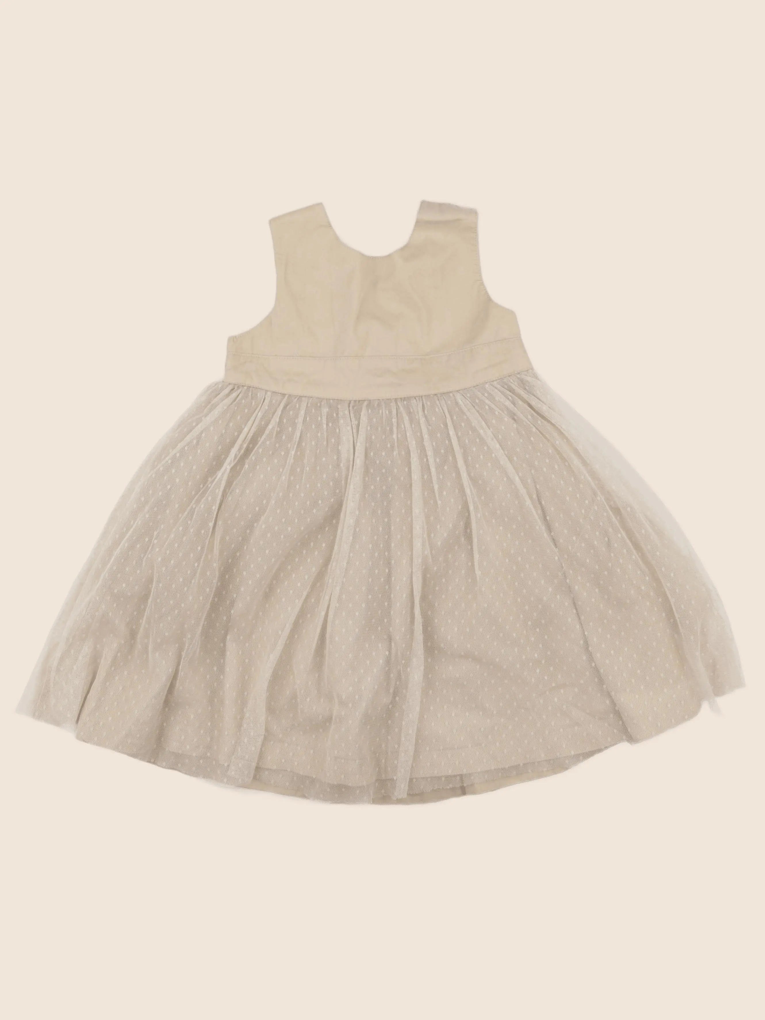 Vertbaudet - robe marron - 24 mois