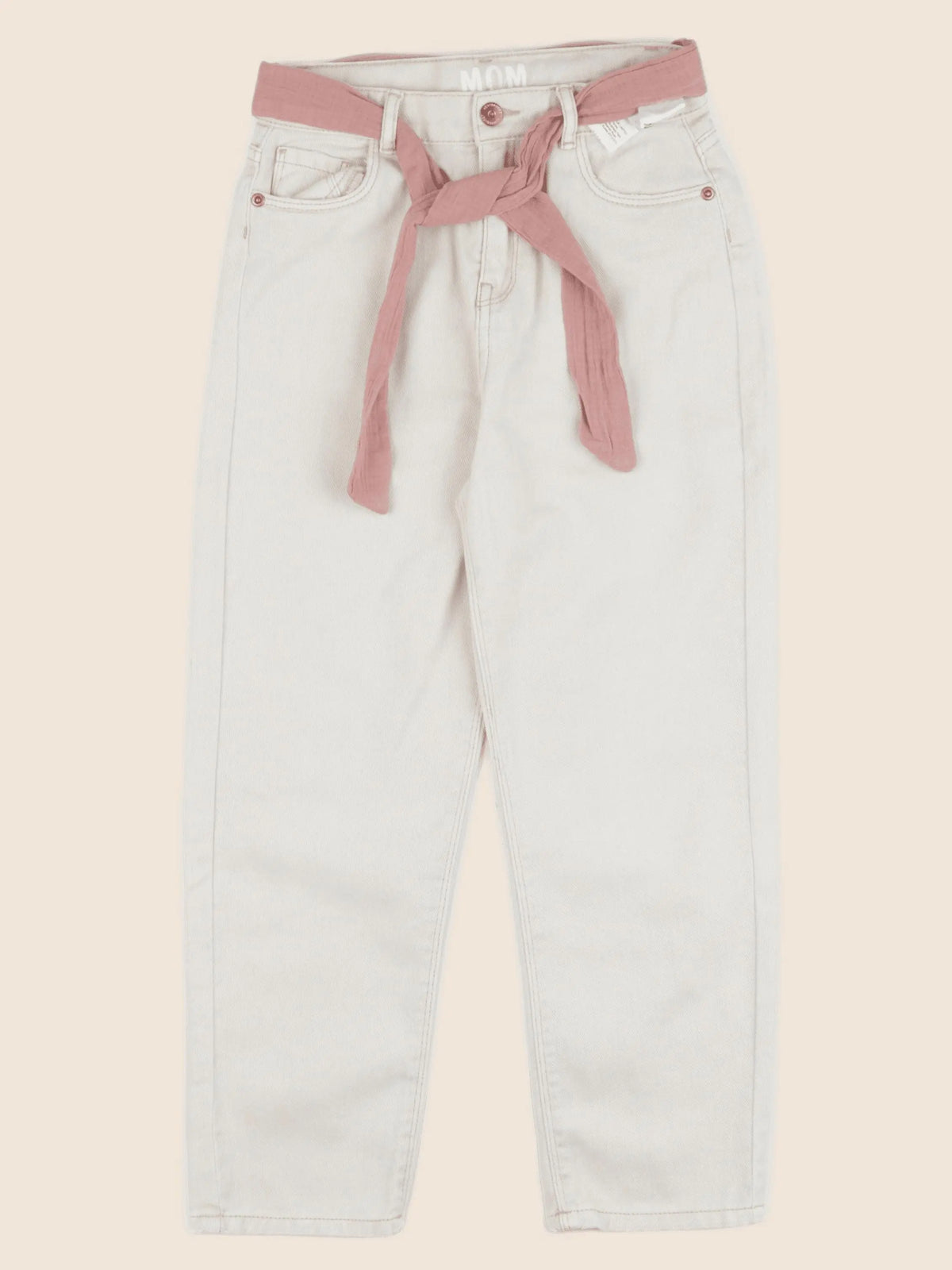 Vertbaudet - jean beige - 9 ans
