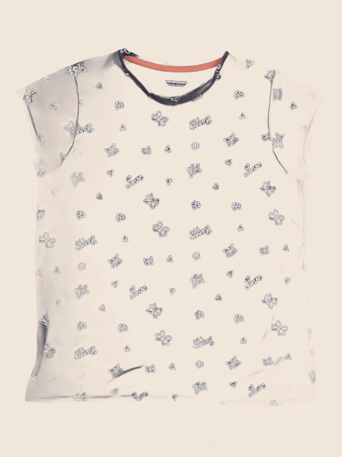 Vertbaudet - tee-shirt gris - 12 ans
