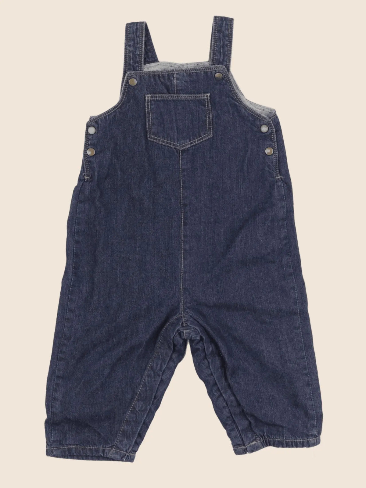 Boutchou - salopette doublé bleu - 6 mois