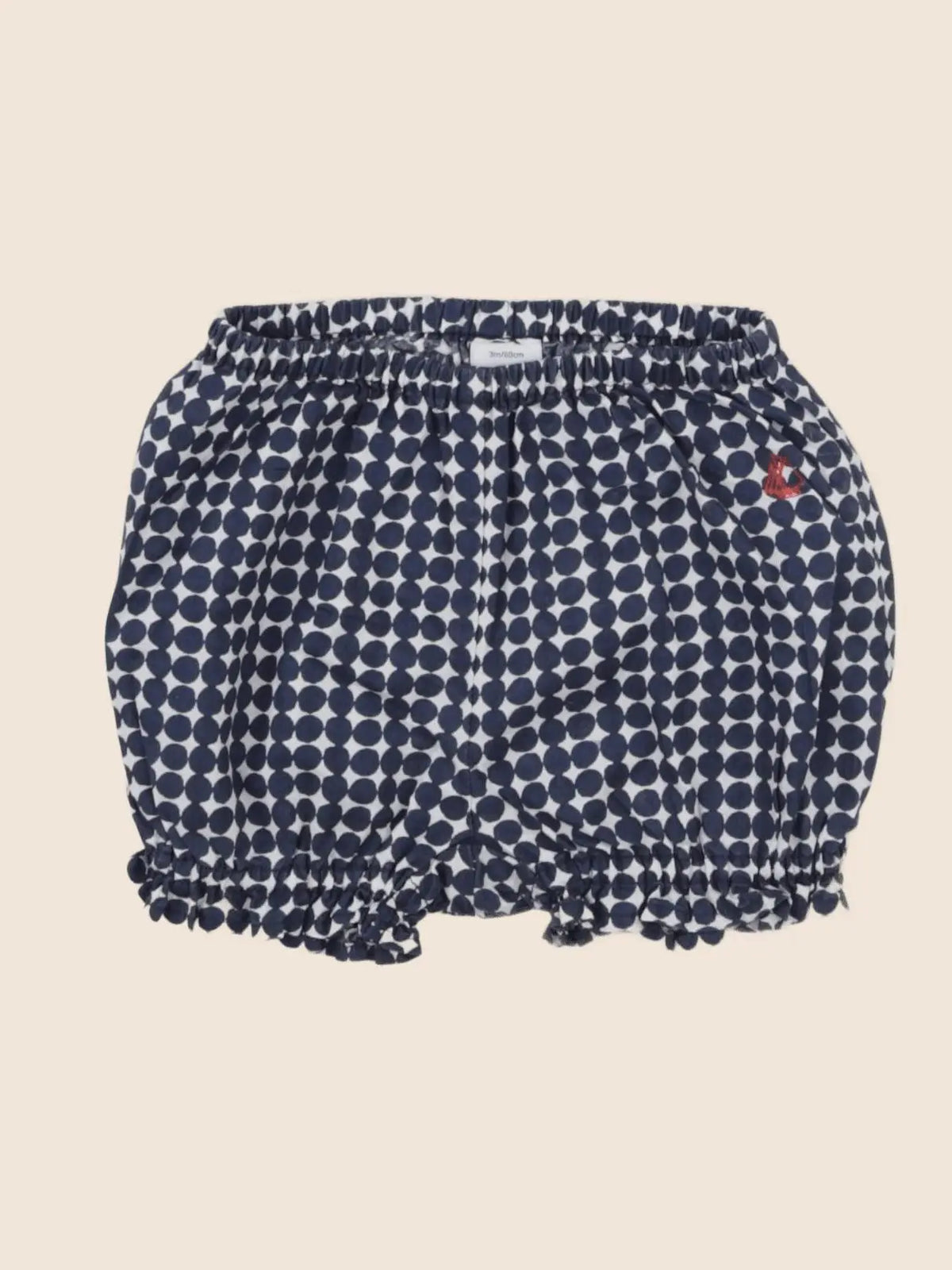Petit Bateau - bloomer bleu - 3 mois