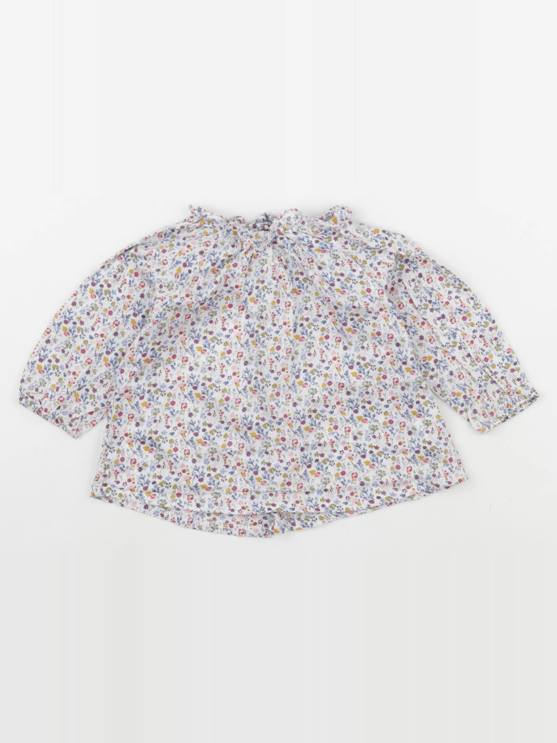 Boutchou - blouse multicolore - 9 mois