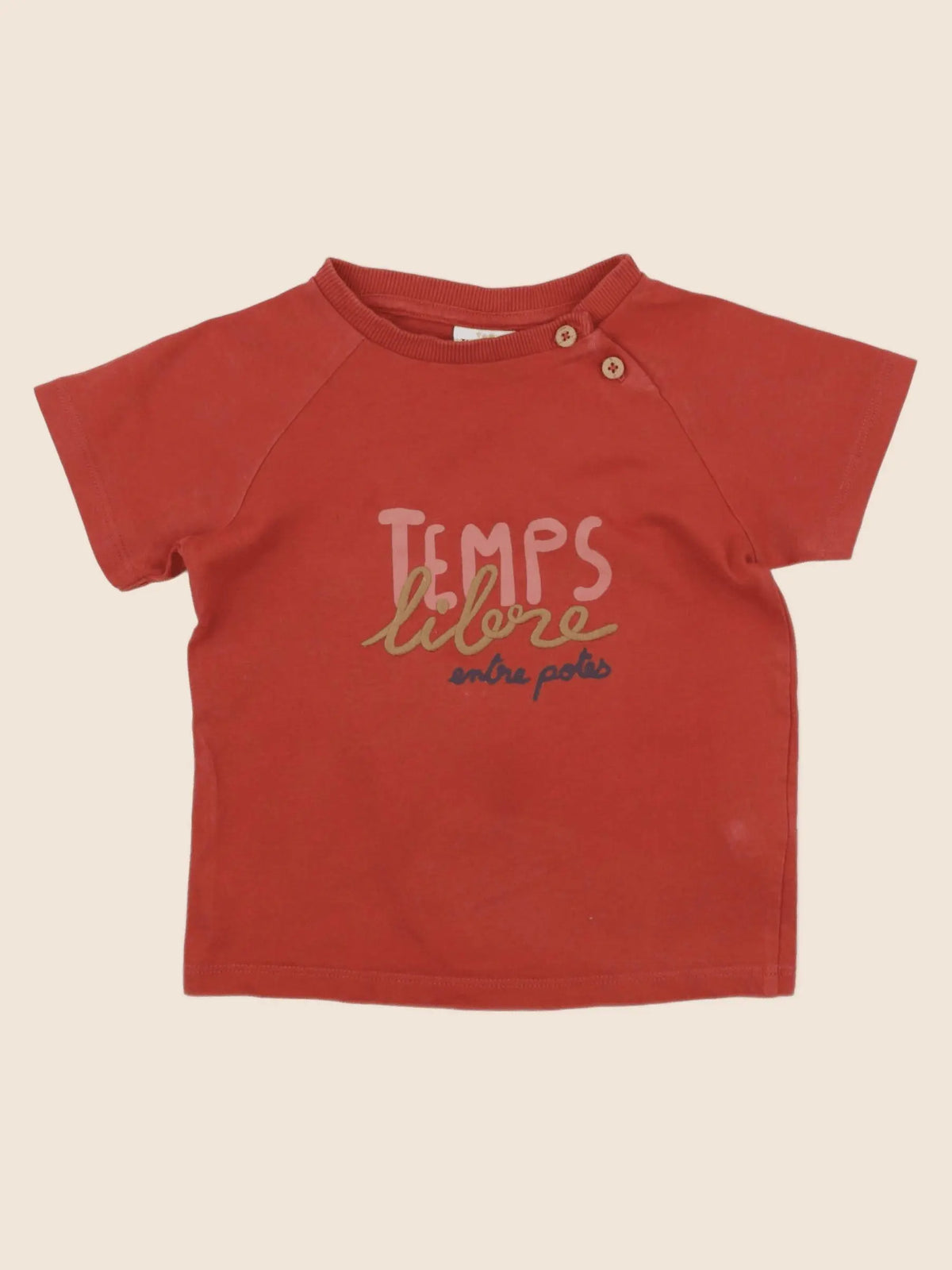 Tape à l'oeil - tee-shirt rouge - 24 mois