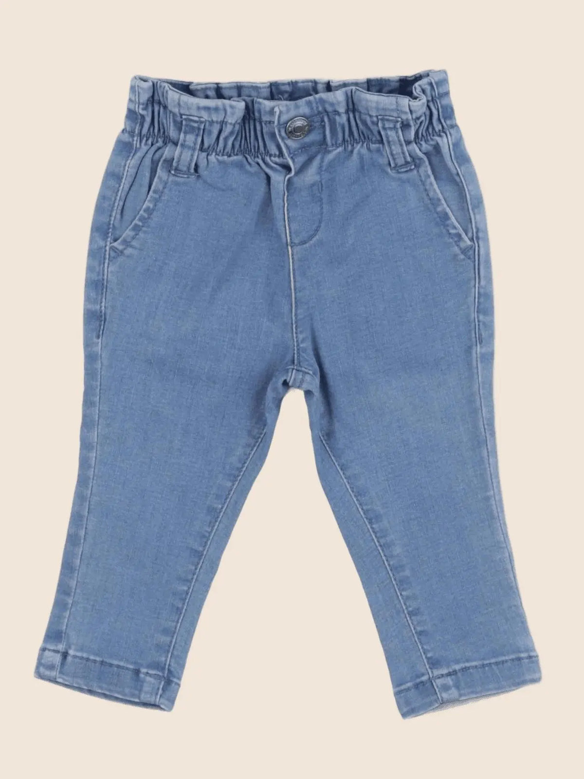 Vertbaudet - jegging bleu - 3 mois