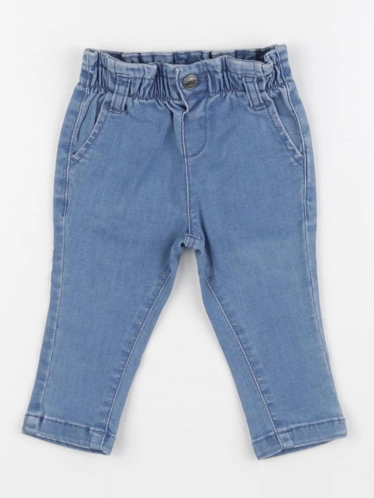 Vertbaudet - jegging bleu - 3 mois