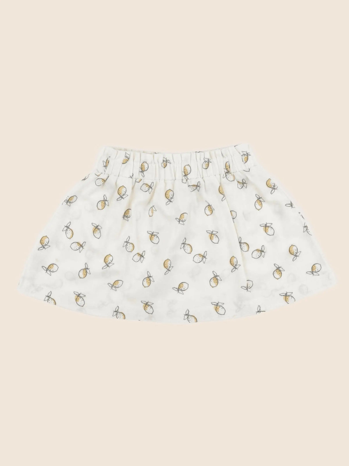 Vertbaudet - jupe beige, jaune - 18 mois