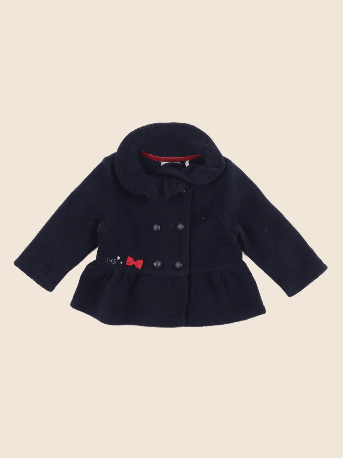IKKS - veste doublé bleu - 6 mois
