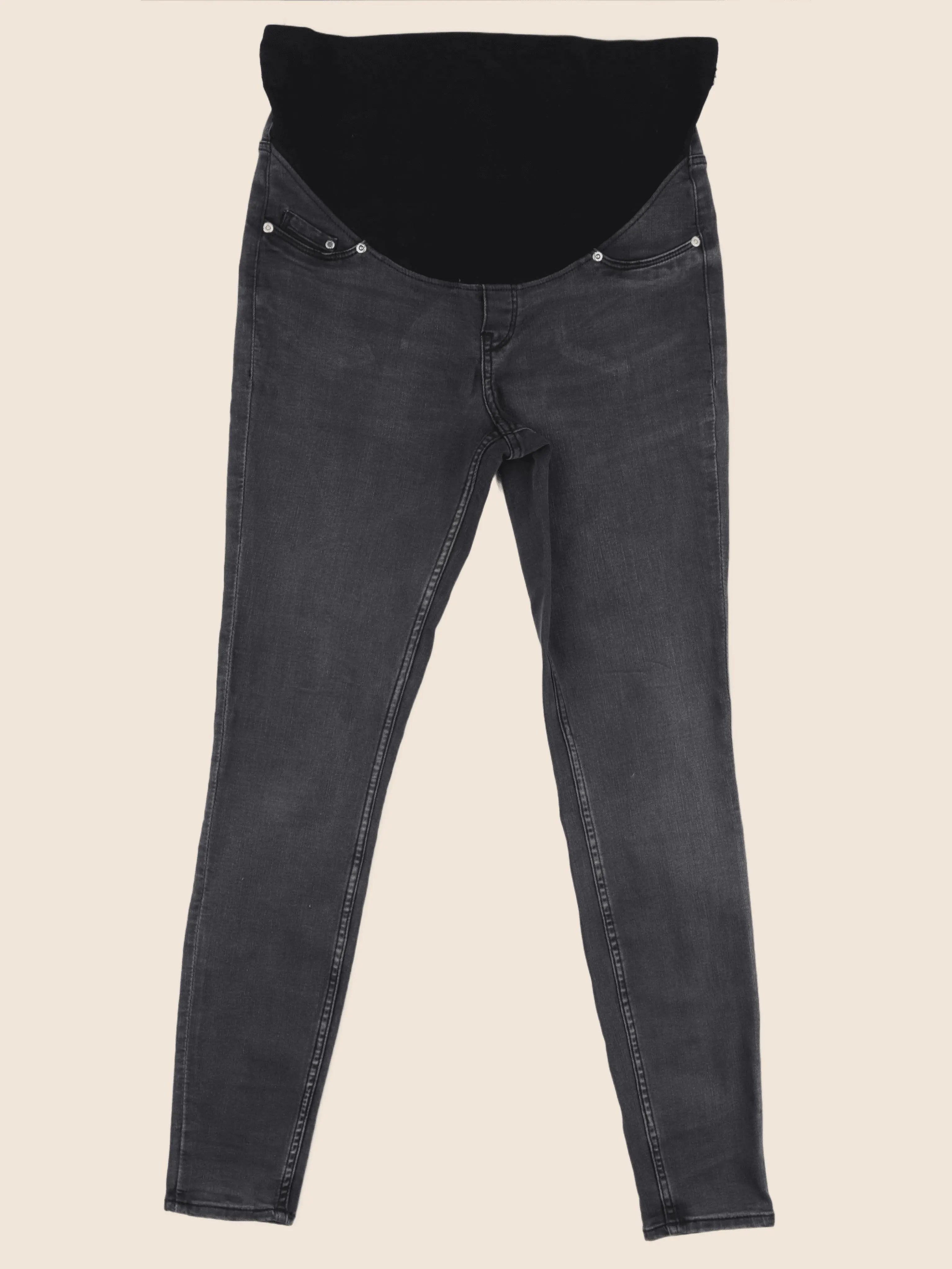 H&M - jean grossesse noir - 38