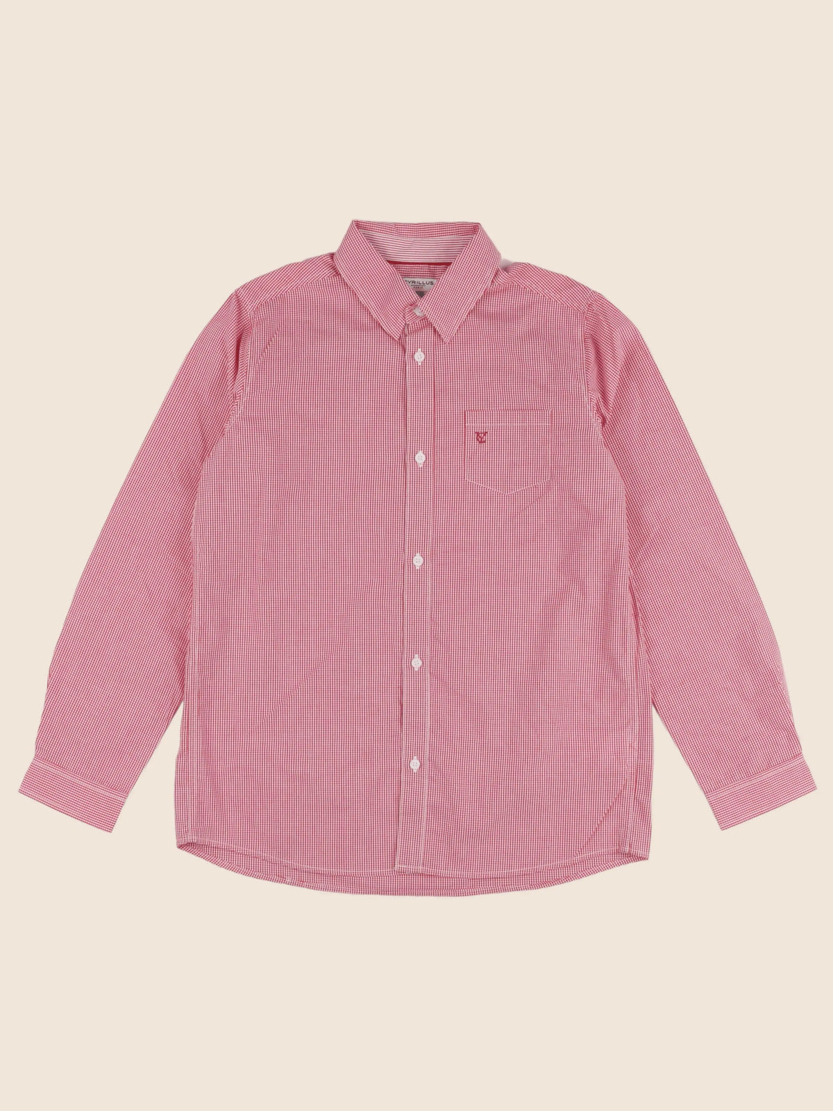 Cyrillus - chemise rouge - 12 ans