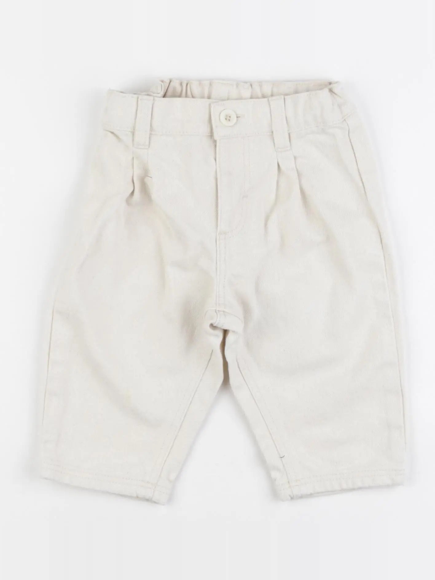 Petit Bateau - jean beige - 12 mois