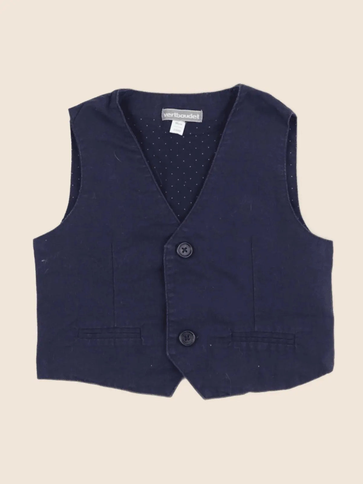 Vertbaudet - gilet bleu - 2 ans
