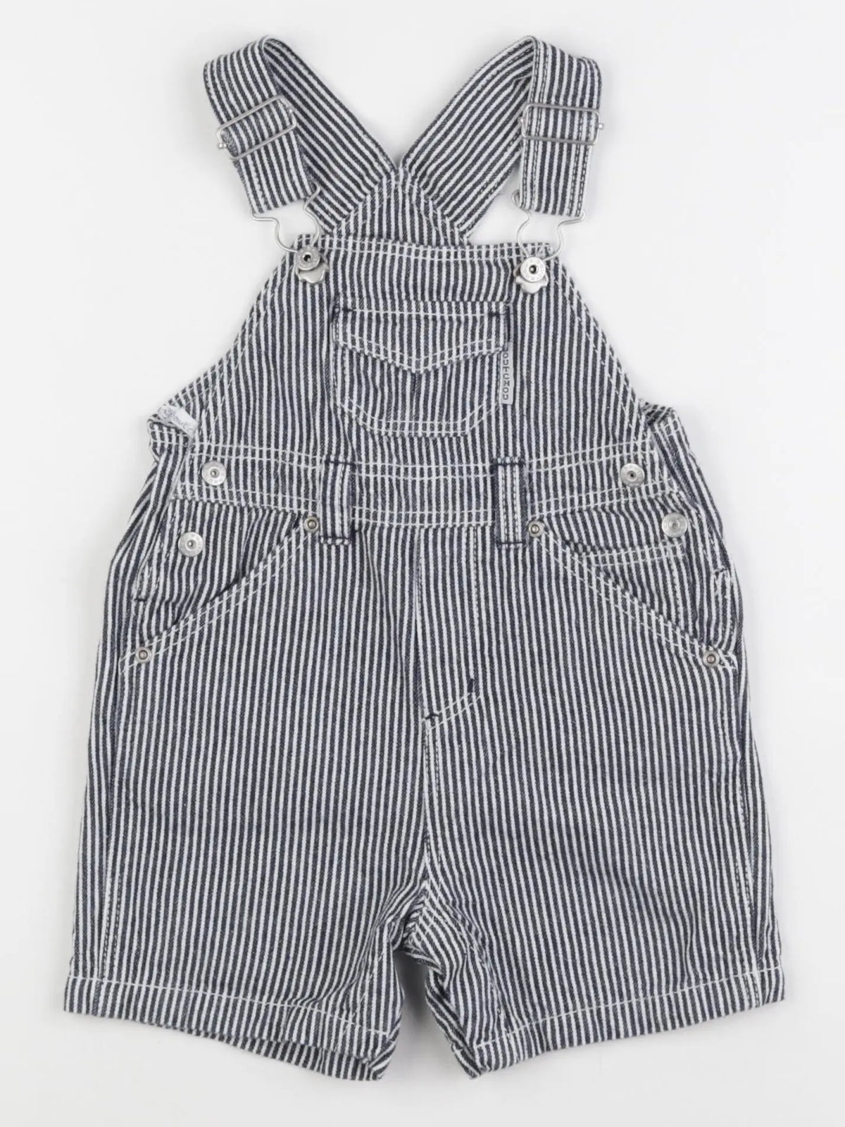 Boutchou - salopette blanc, bleu - 12 mois