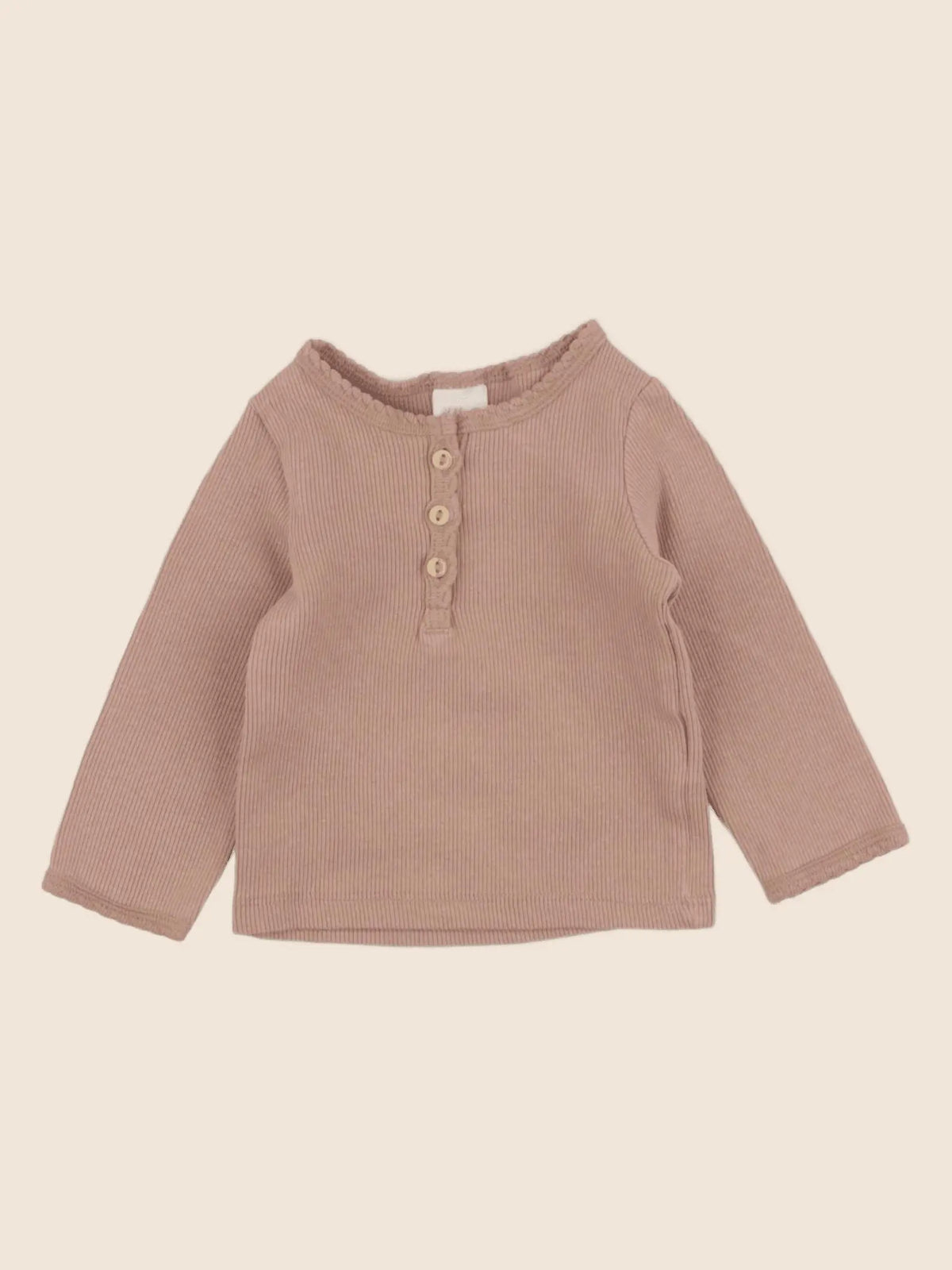 H&M - tee-shirt marron - 3 mois