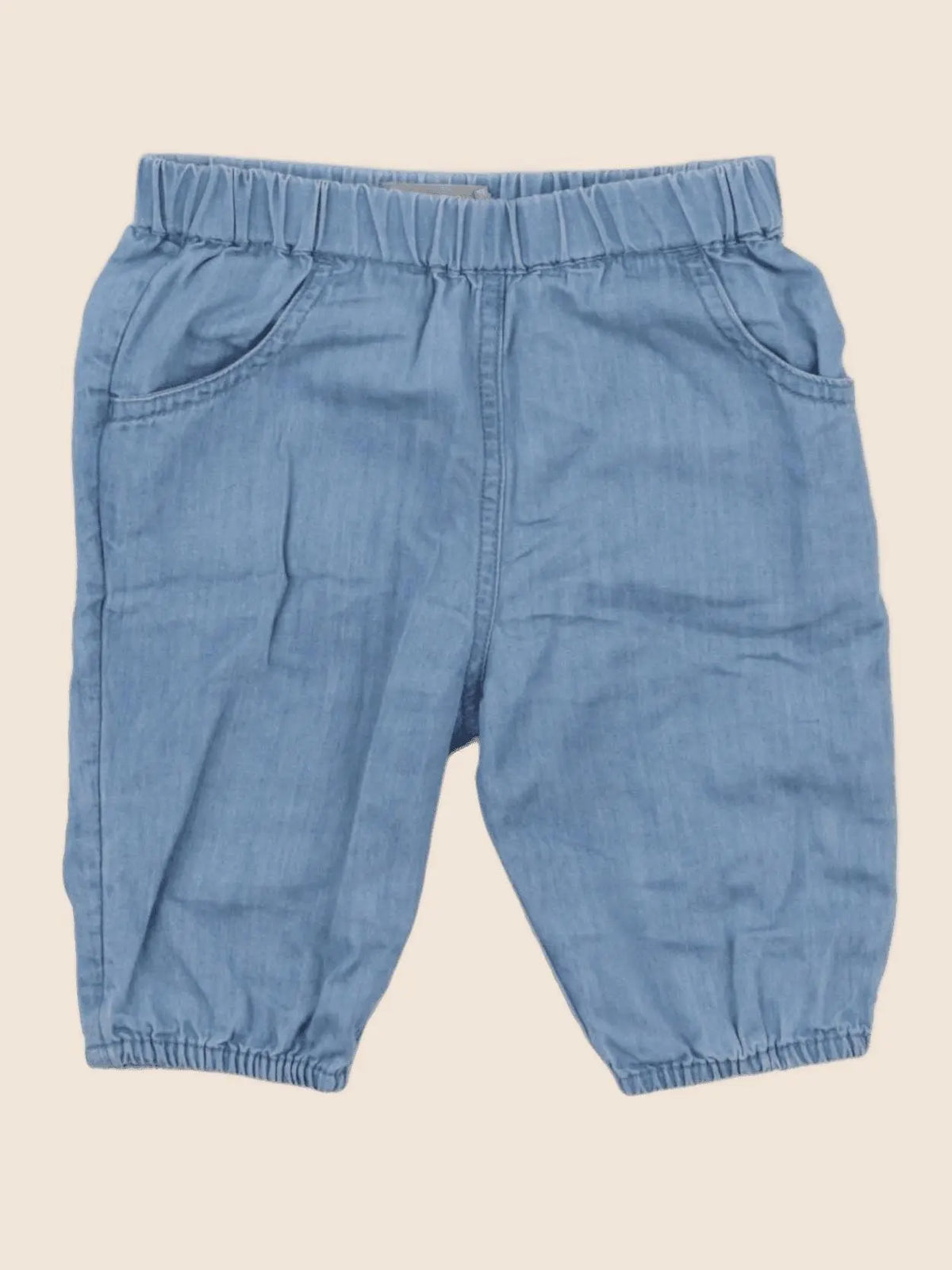 Boutchou - pantalon bleu - 3 mois