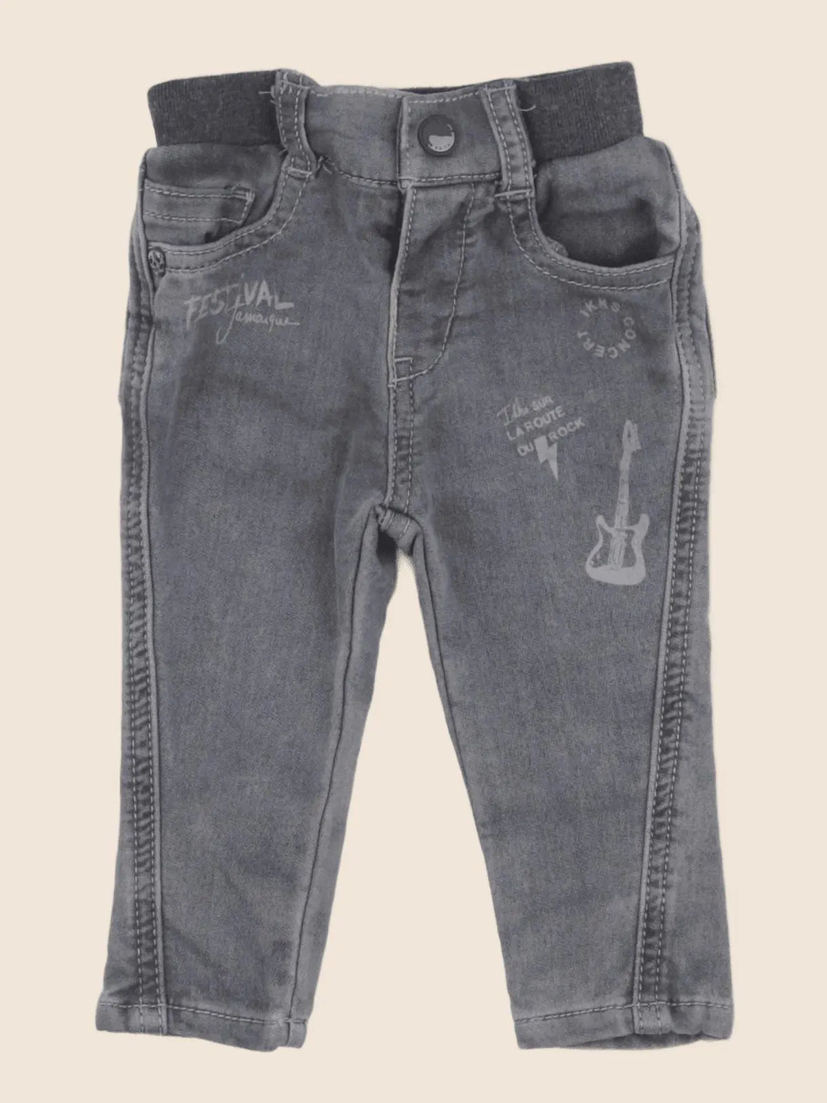 IKKS - pantalon gris - 6 mois