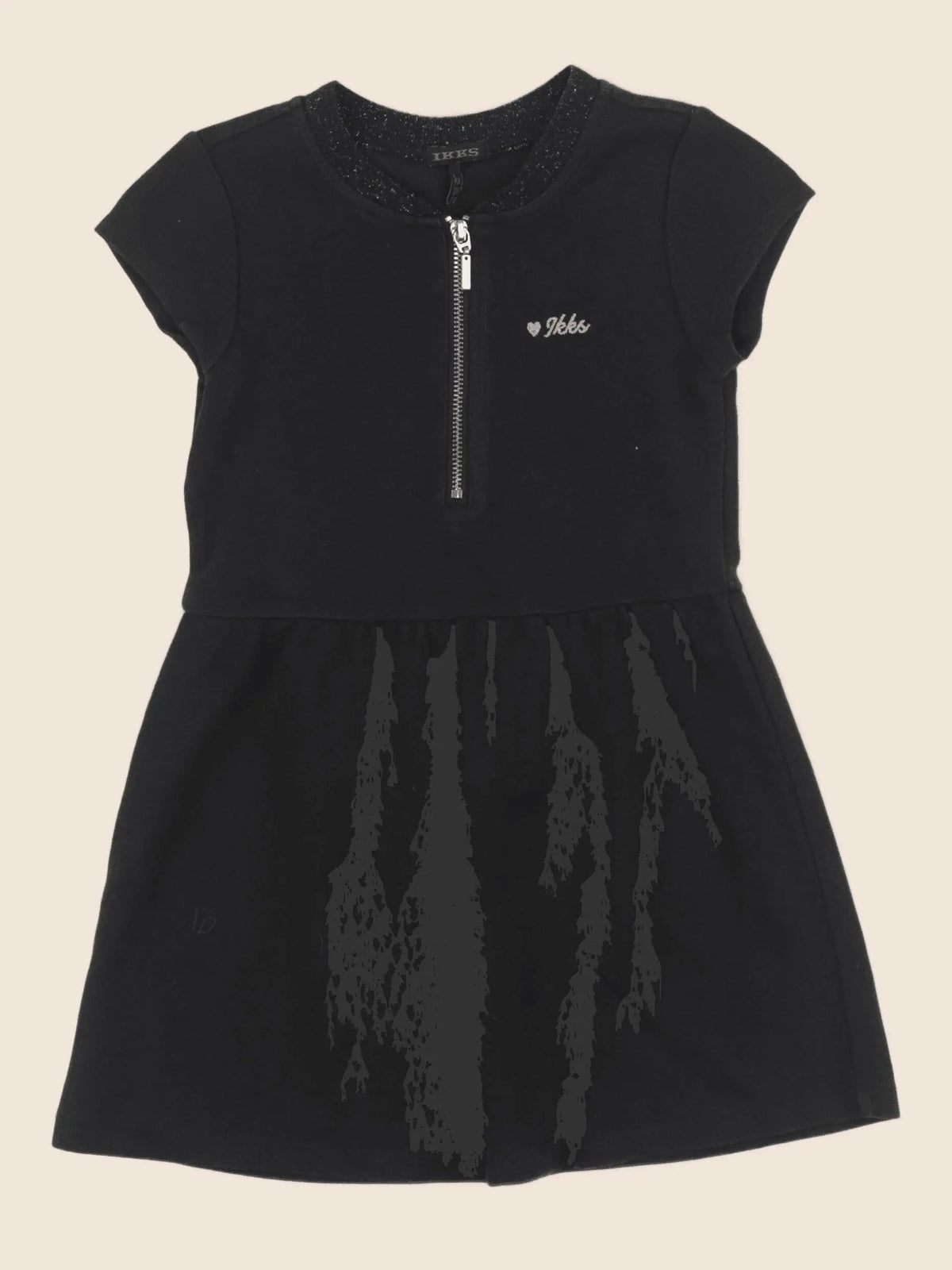 IKKS - robe noir - 4 ans
