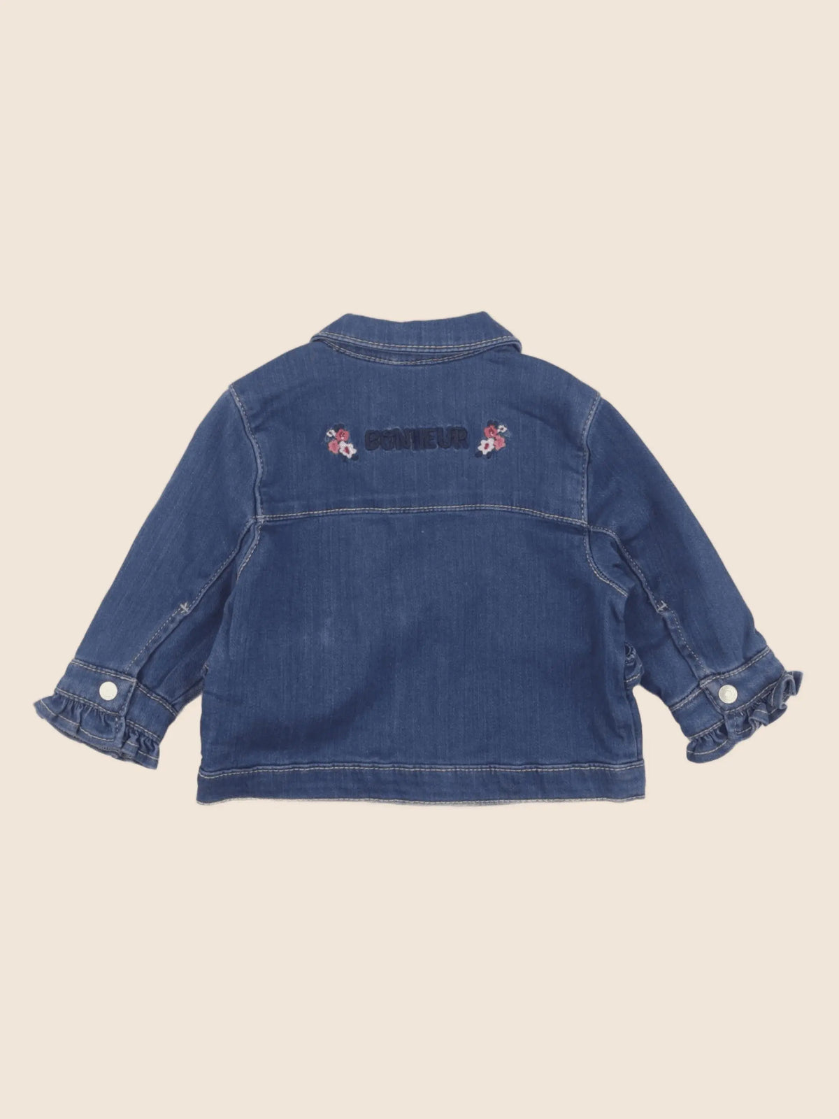 Tape à l'oeil - veste imprimé au dos bleu - 12 mois