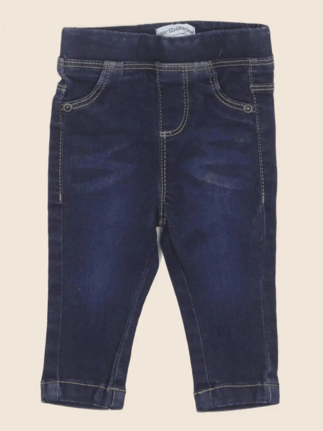 Vertbaudet - jegging bleu - 3 mois