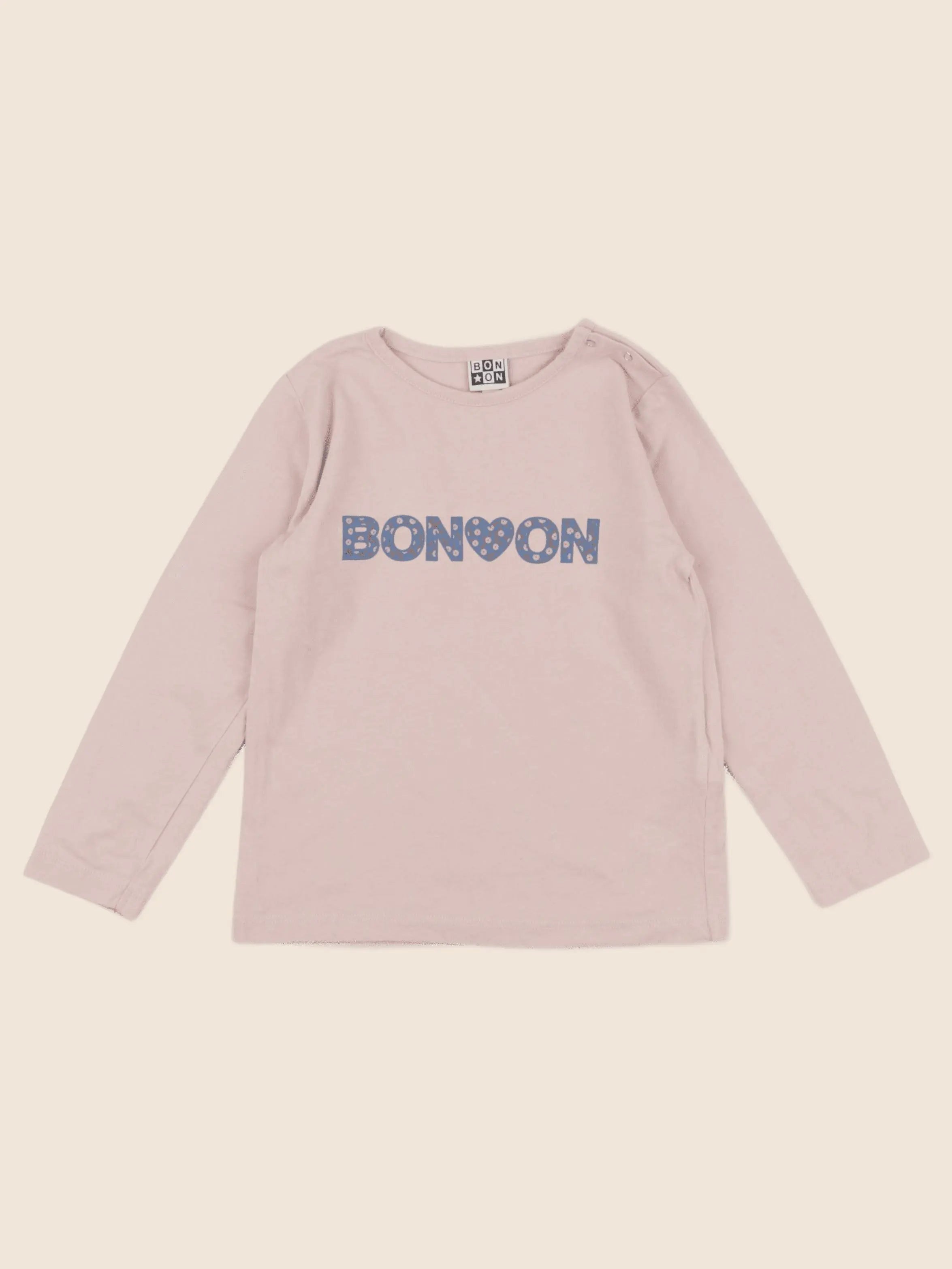 Bonton - tee-shirt rose - 2 ans
