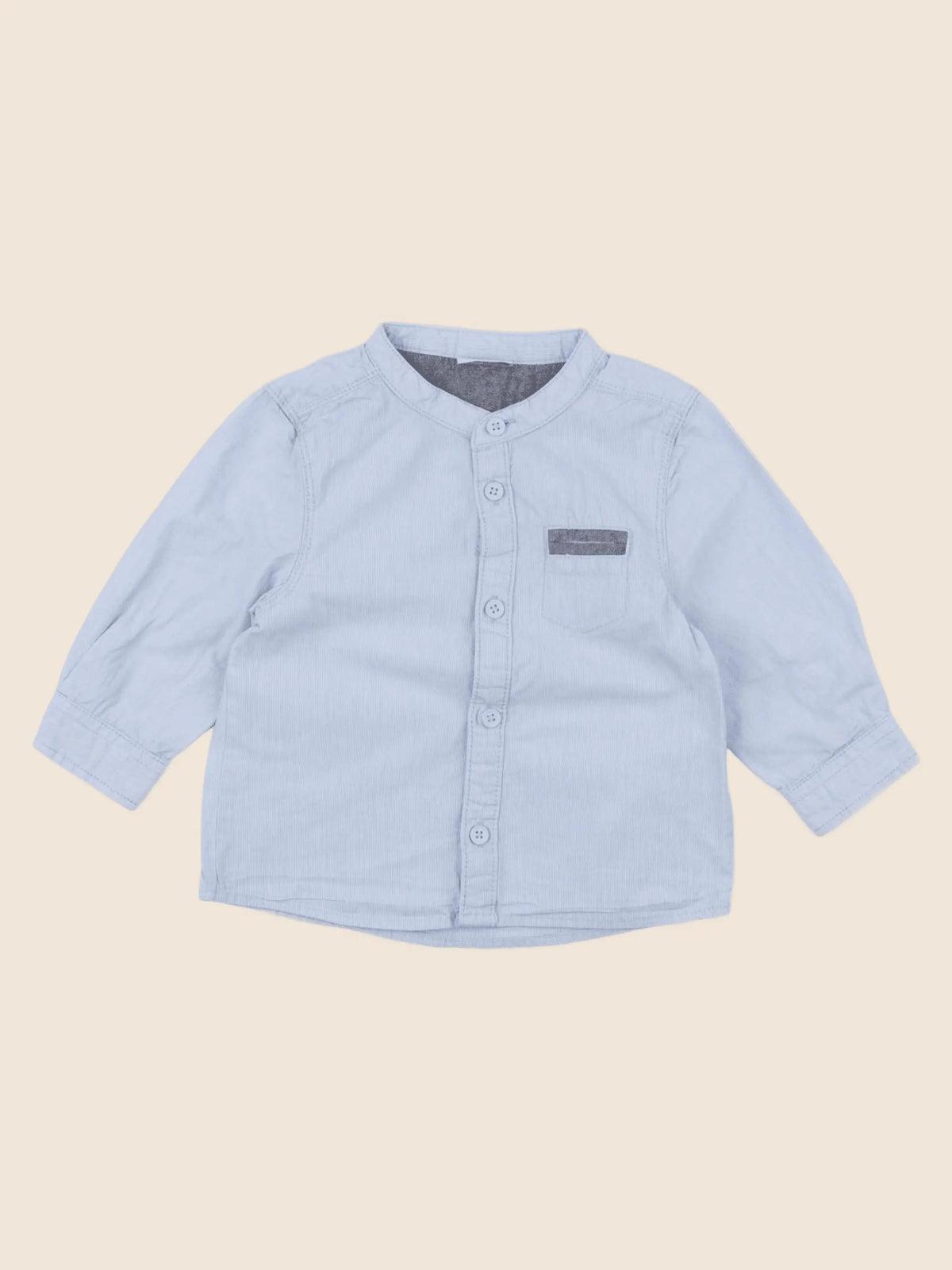 Tape à l'oeil - chemise bleu - 12 mois