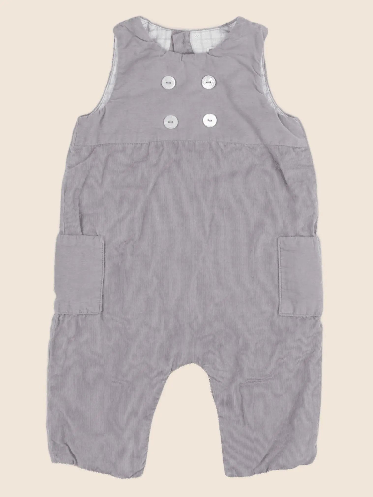 Jacadi - combinaison taupe - 6 mois