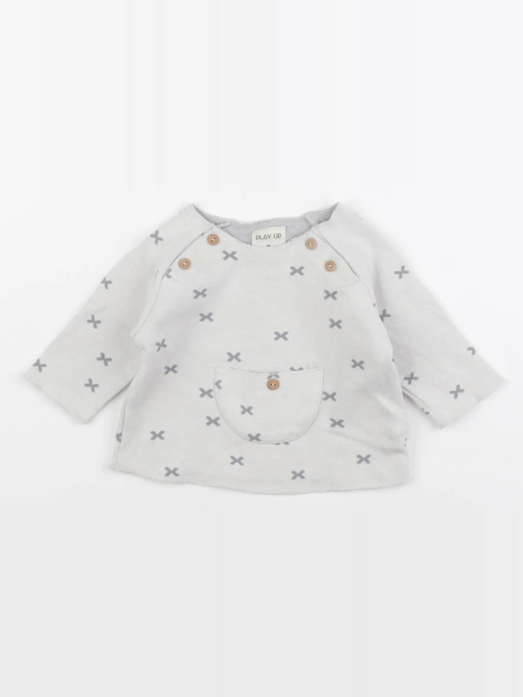 Play Up - tee-shirt beige - 6 mois