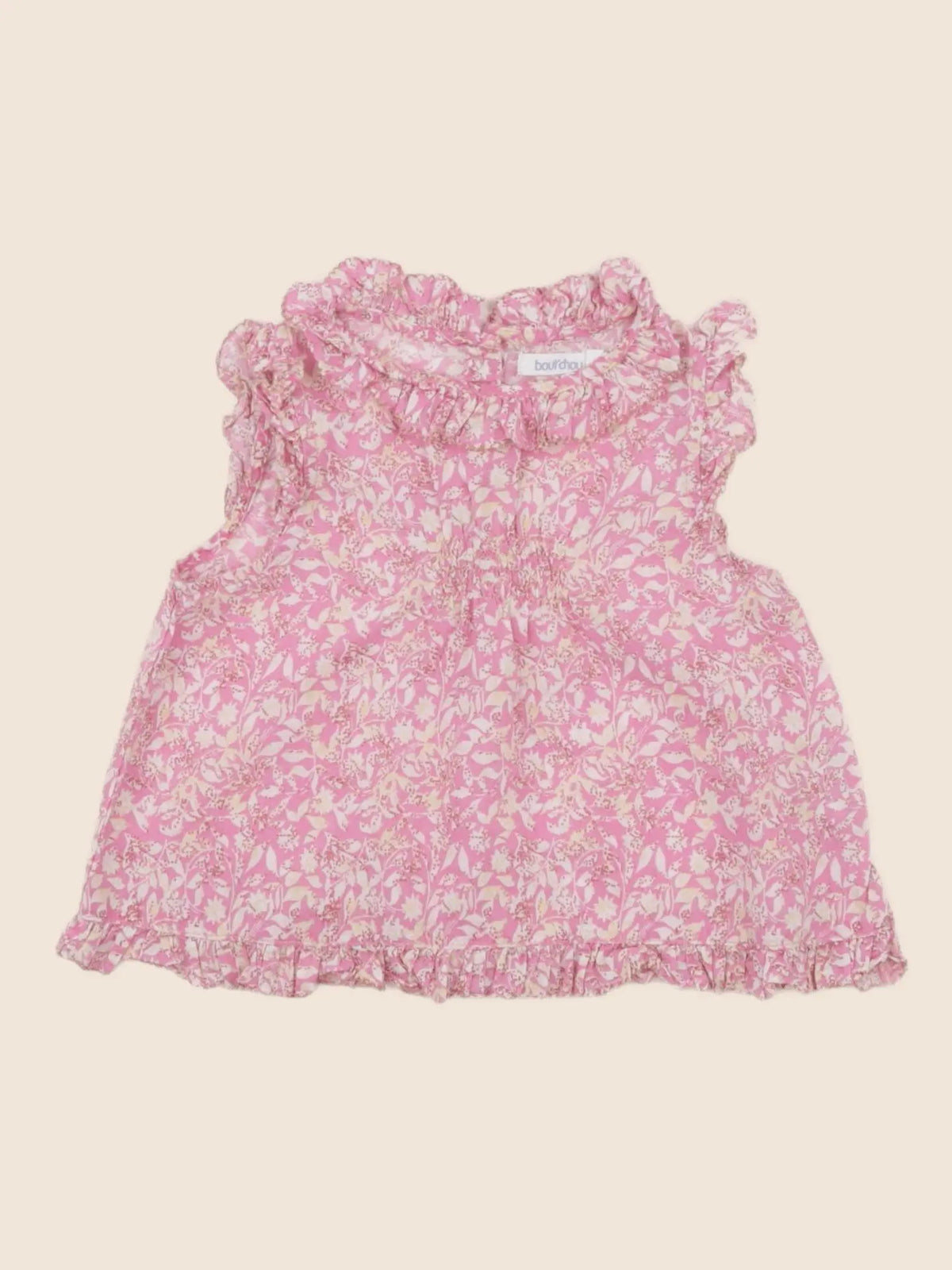 Boutchou - blouse rose - 6 mois
