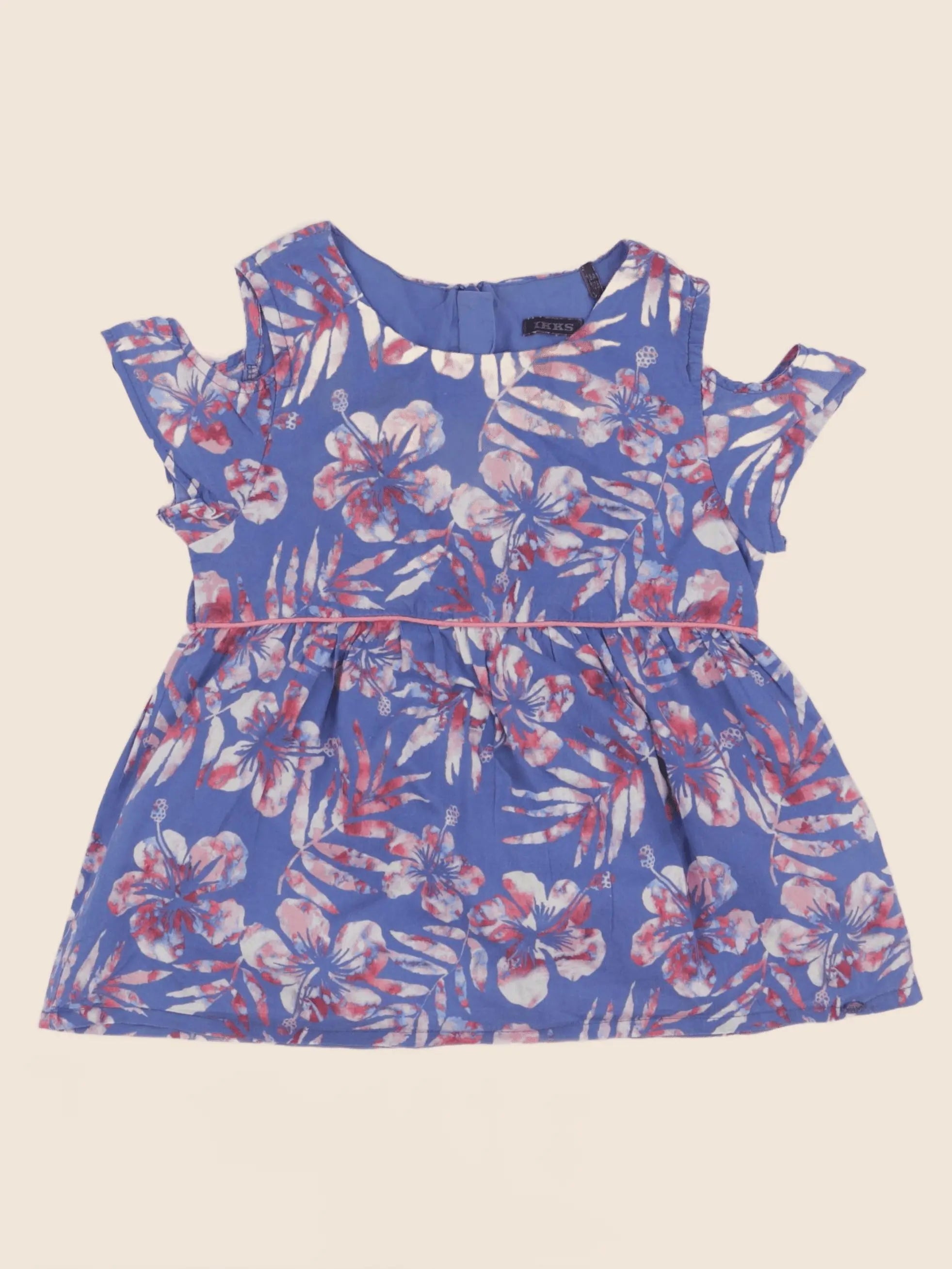 IKKS - blouse bleu - 8 ans