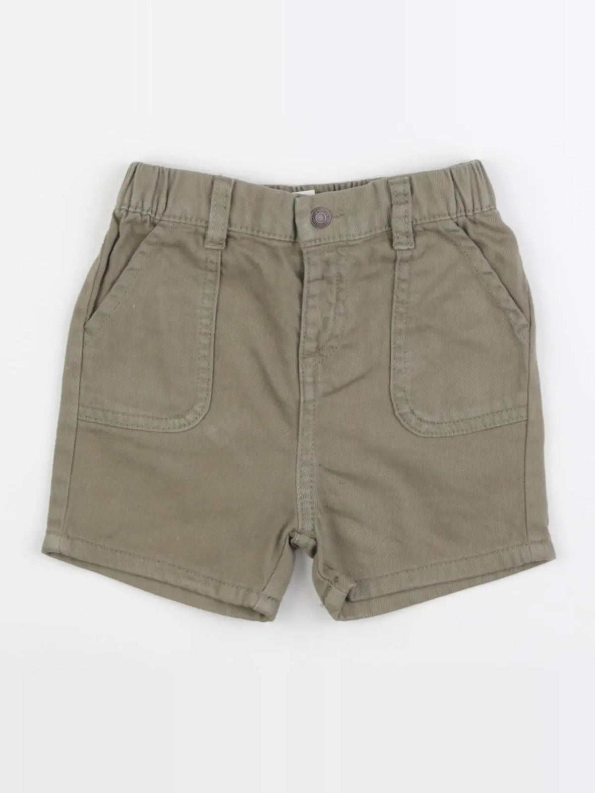 Vertbaudet - short vert - 9 mois