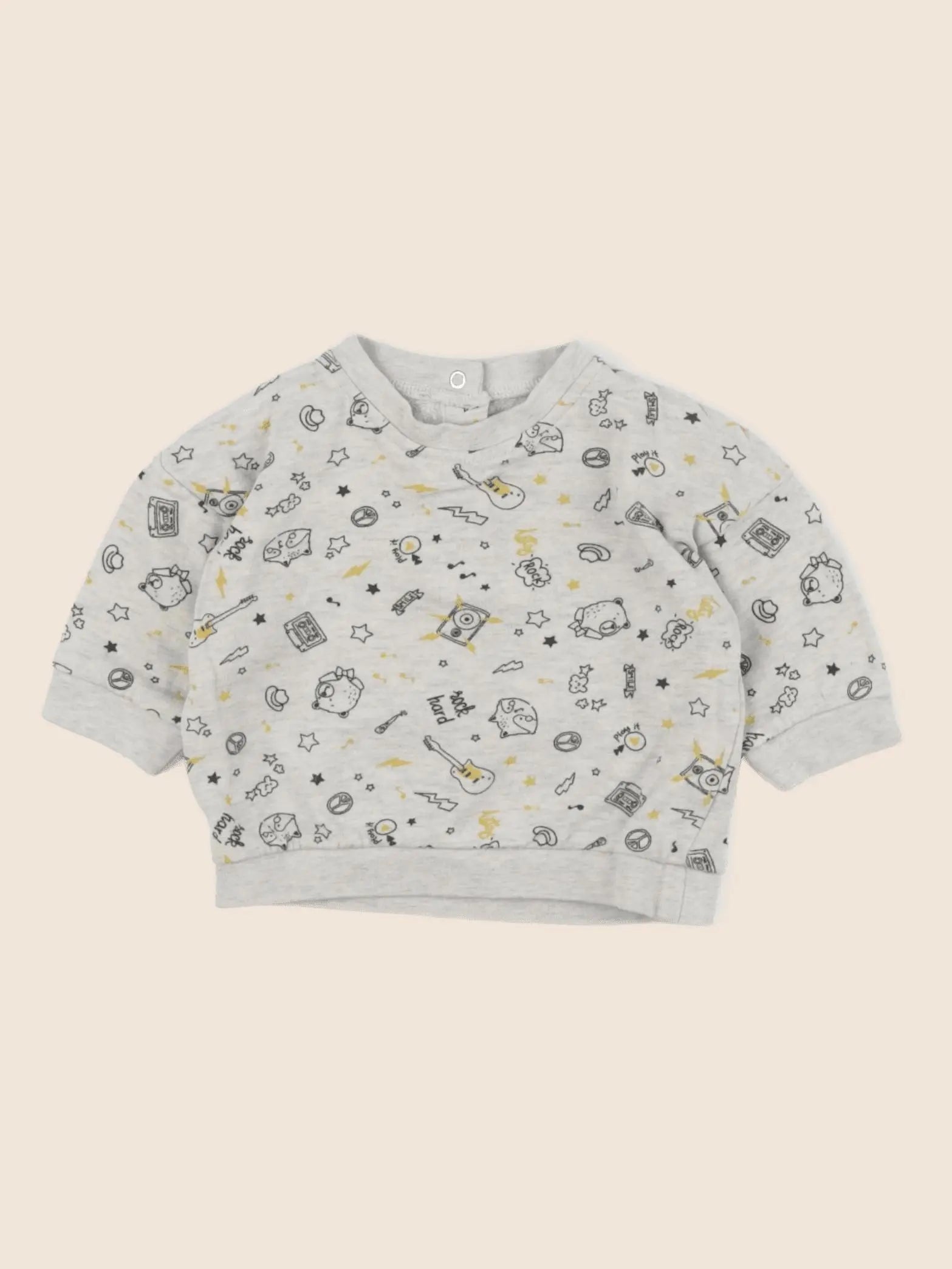 Vertbaudet - sweat multicolore - 3 mois