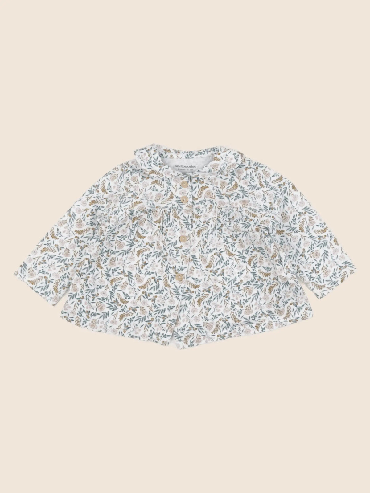Vertbaudet - blouse multicolore - 6 mois