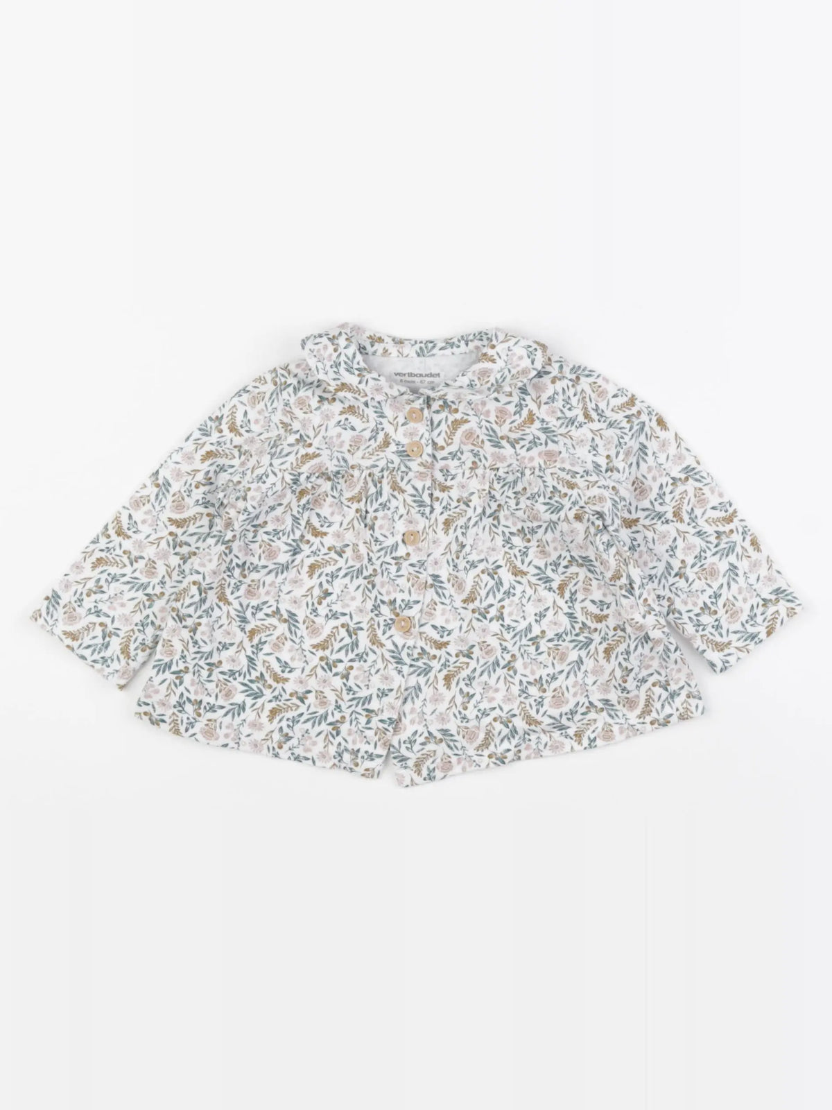 Vertbaudet - blouse multicolore - 6 mois