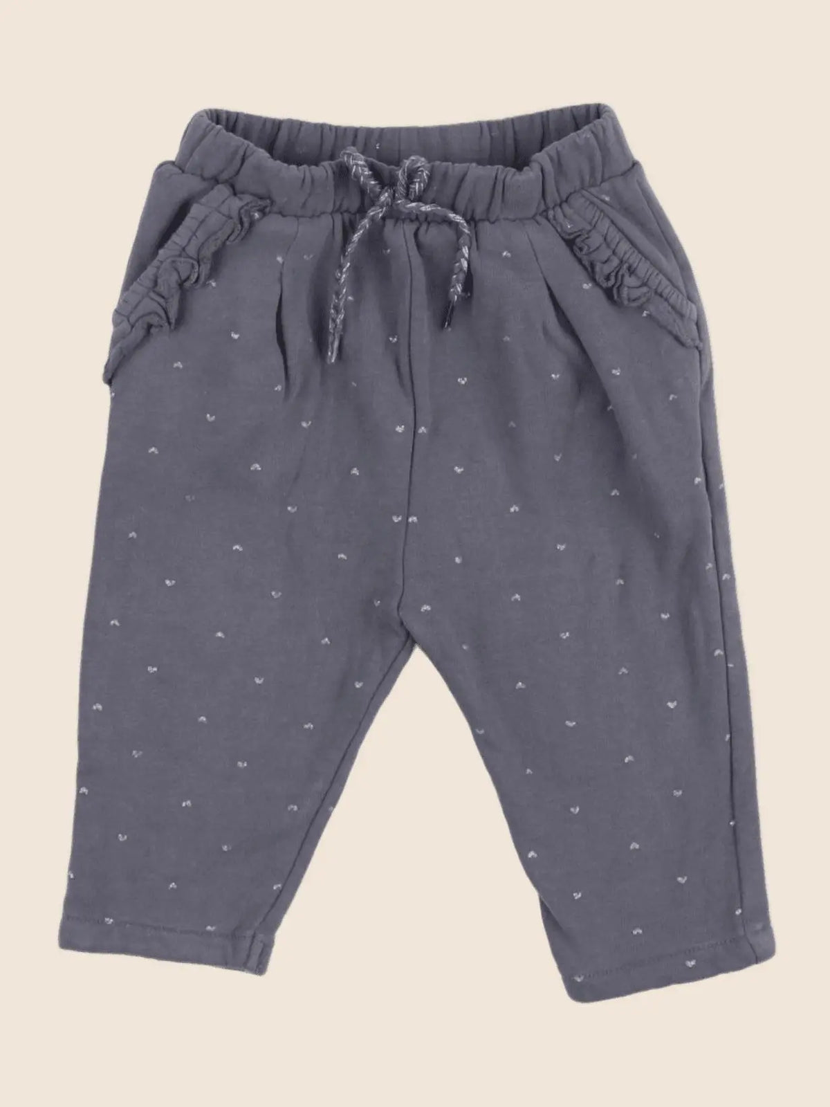 Vertbaudet - jogging gris, argent - 6 mois