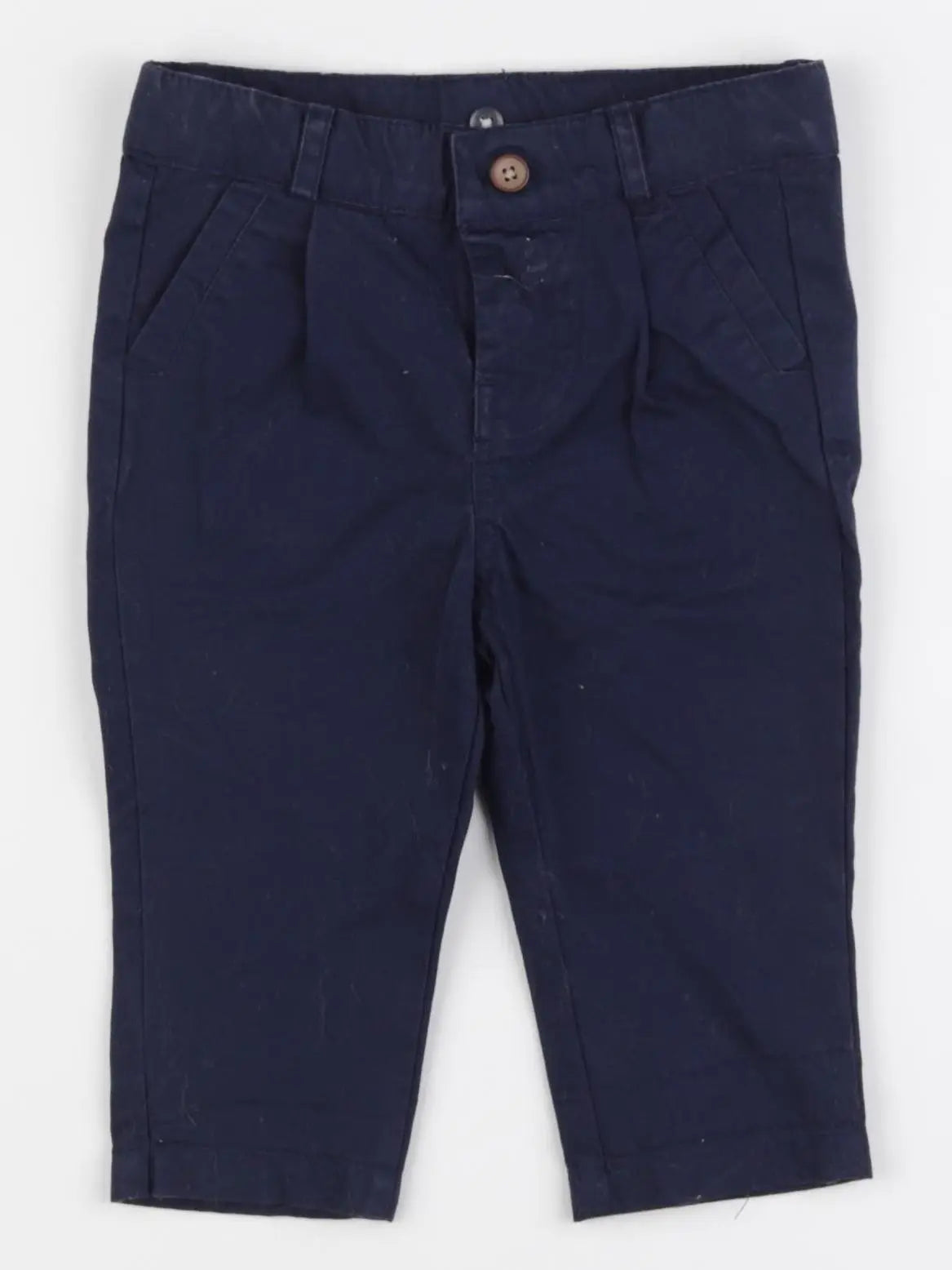 Vertbaudet - pantalon bleu - 9 mois